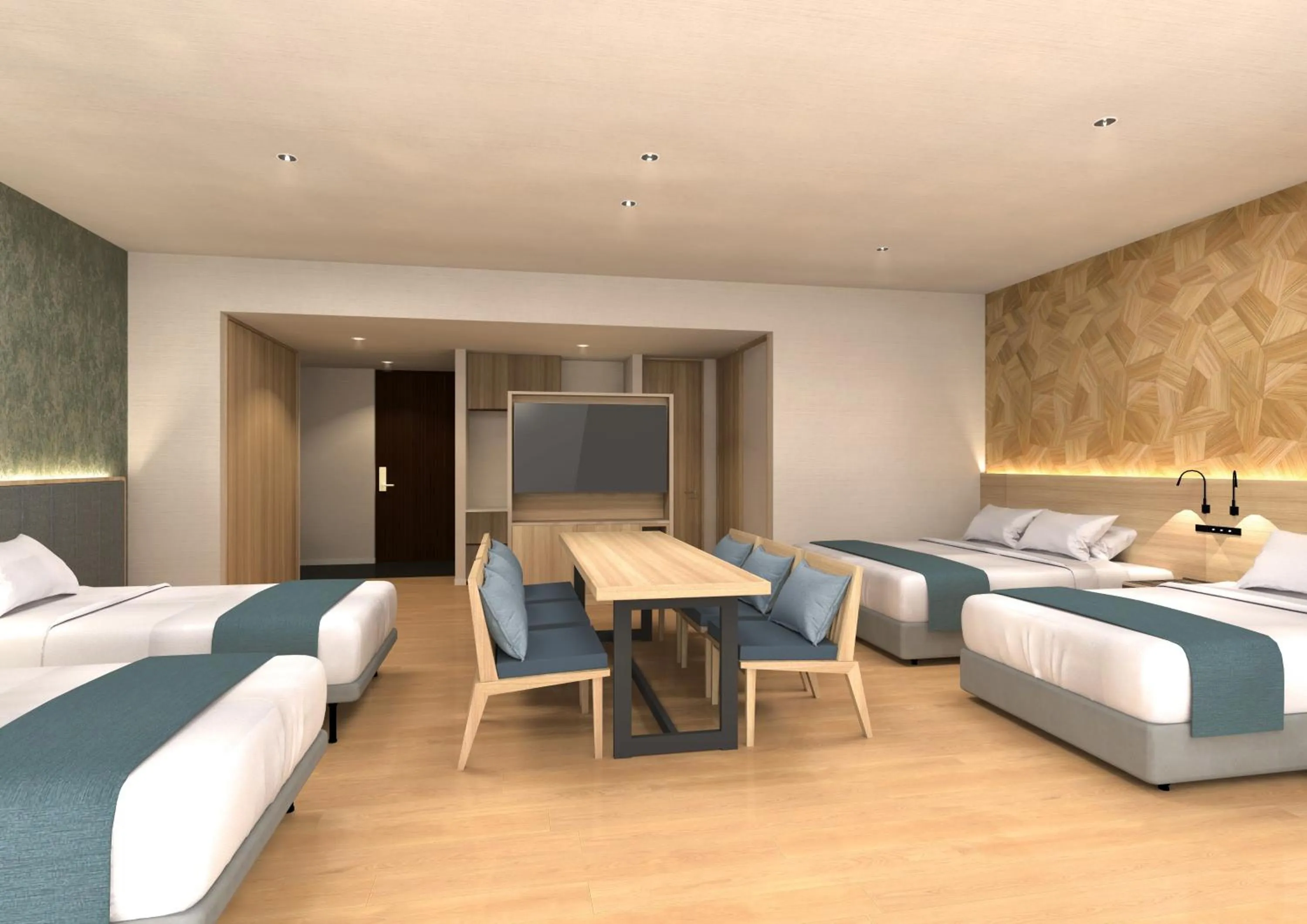 Photo of the whole room, Bed in La'gent Stay Hakodate Ekimae