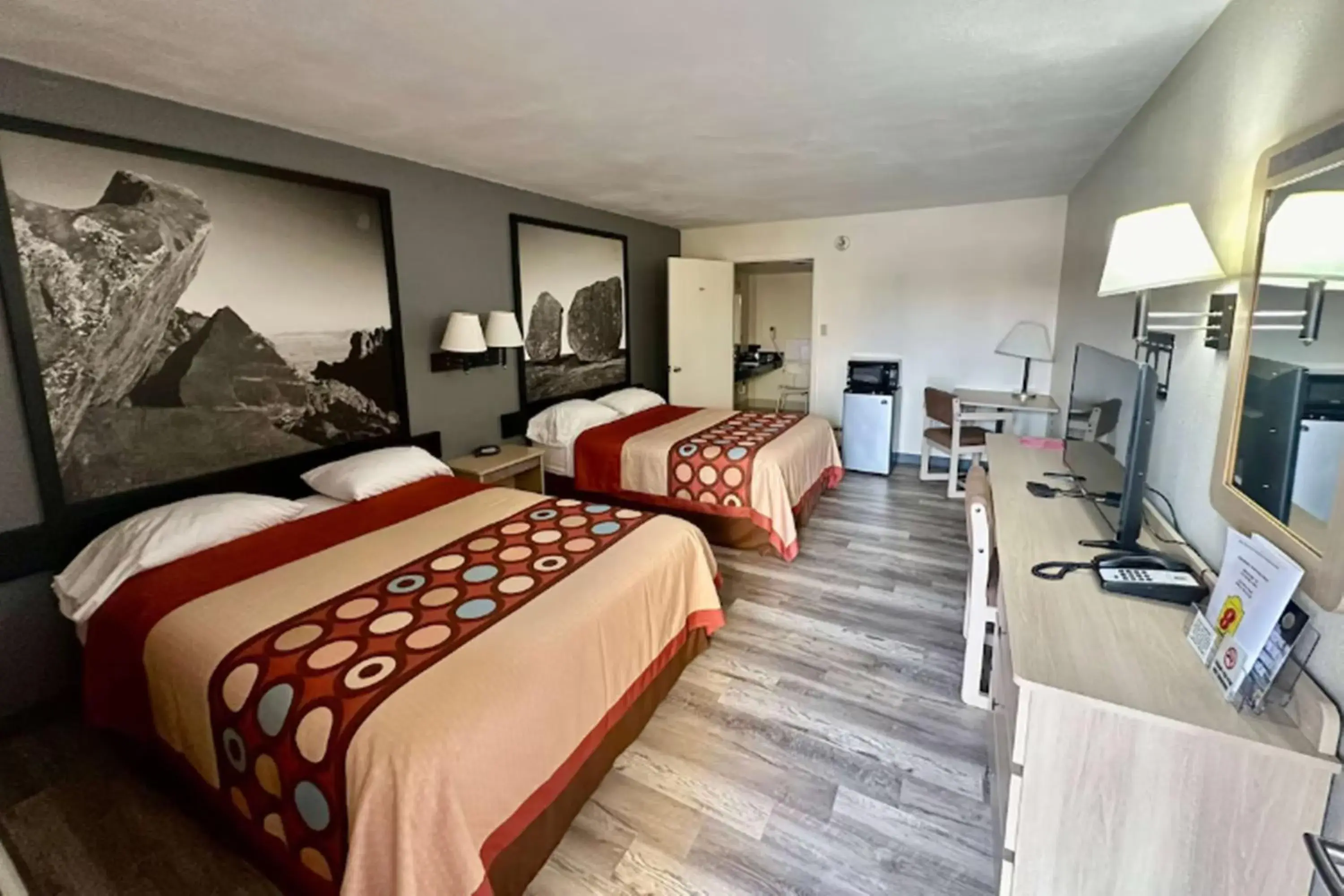 Queen Room with Two Queen Beds - Non-Smoking in Super 8 by Wyndham Athens TX Queen Room with Two Queen Beds - Non-Smoking in Super 8 by Wyndham Athens TX