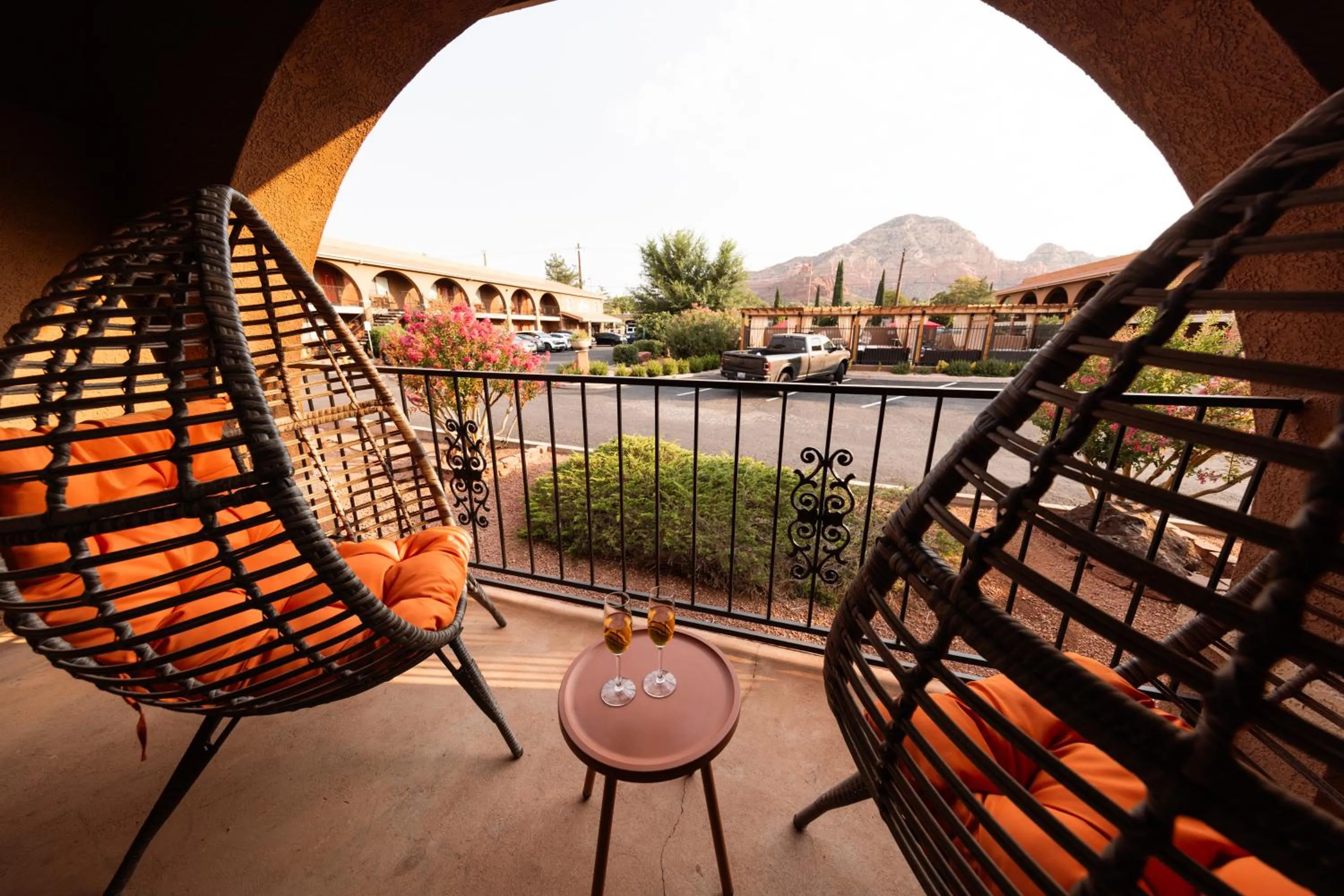 Balcony/Terrace in GreenTree Inn Sedona