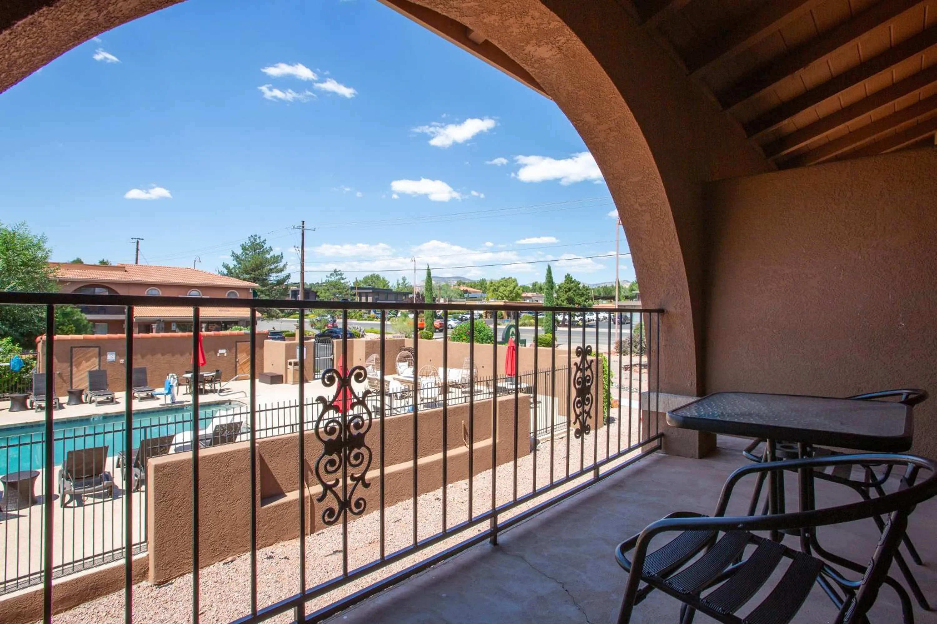 Patio in GreenTree Inn Sedona