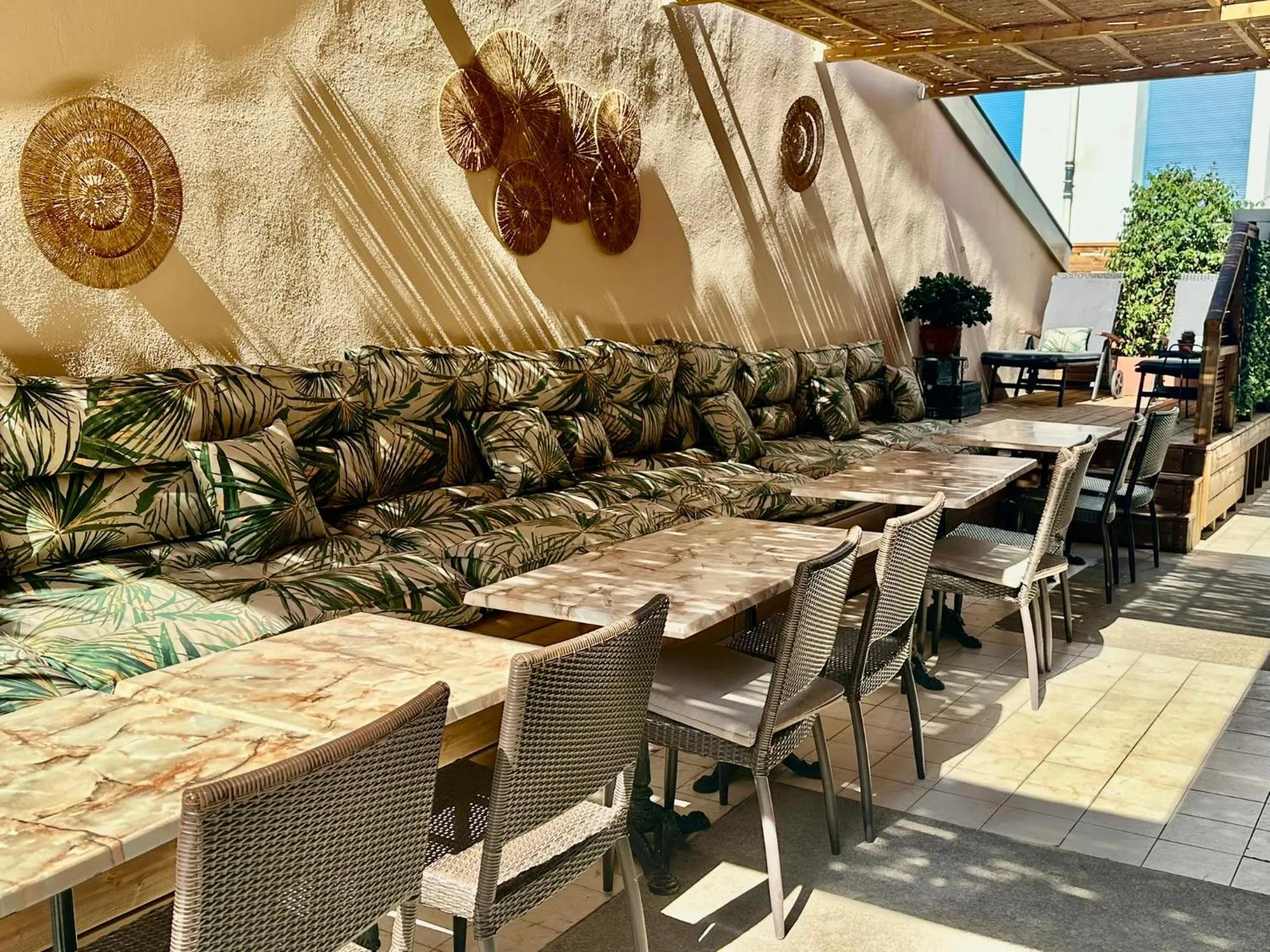 Patio in Hotel Lepante