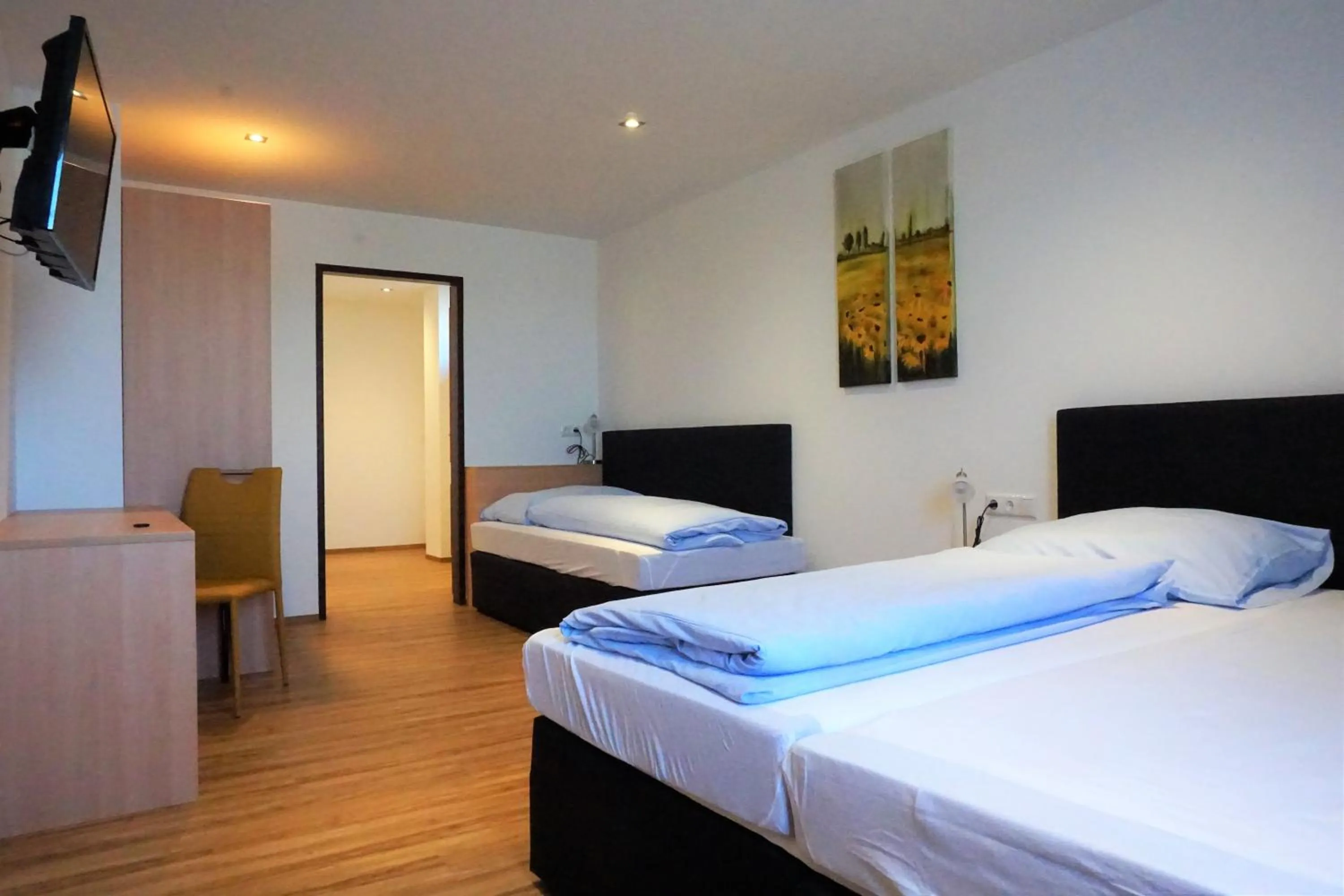 TV and multimedia, Bed in Hotel Wahlmüller