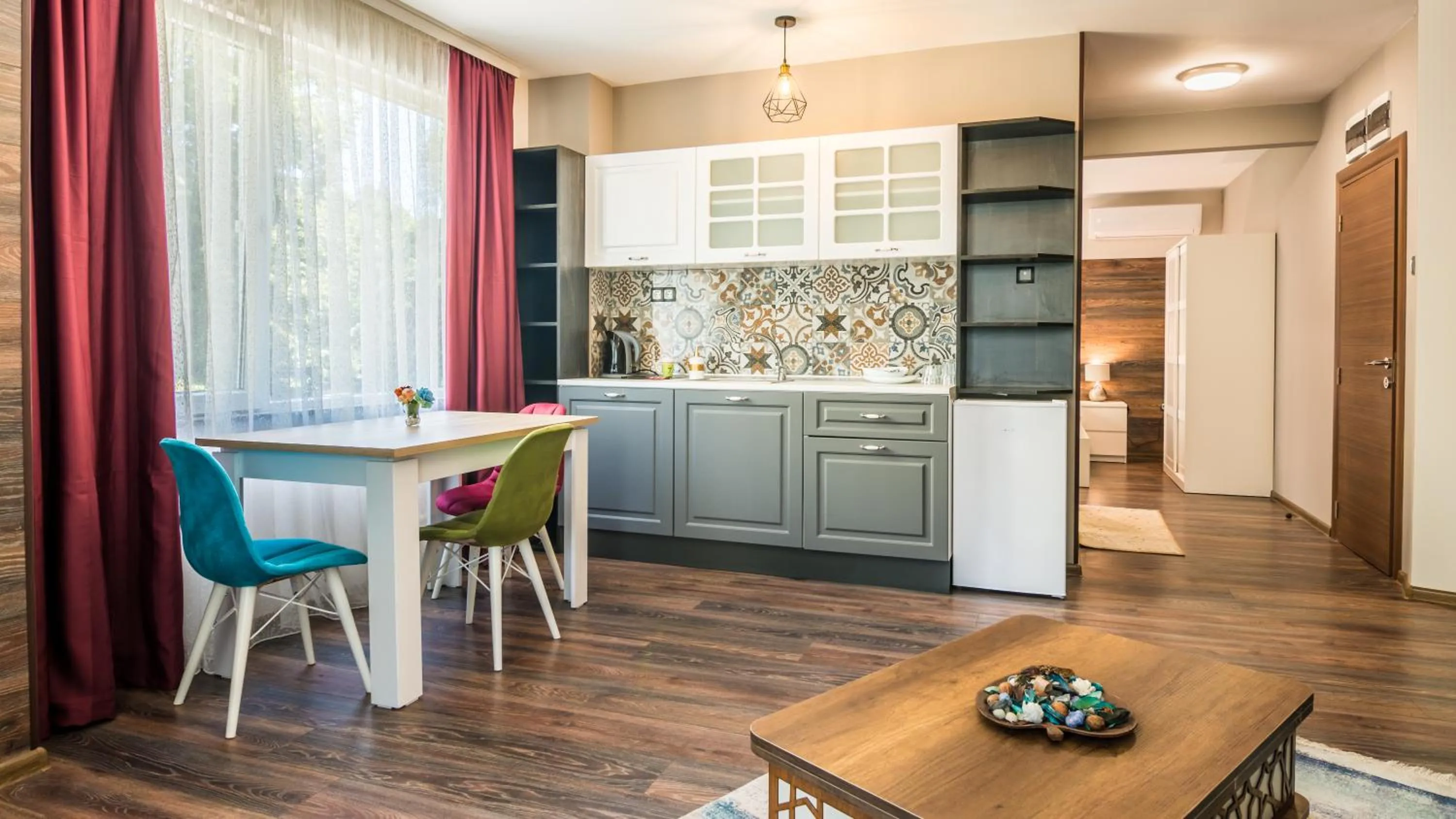 Kitchen or kitchenette in The old Bakery Apartments