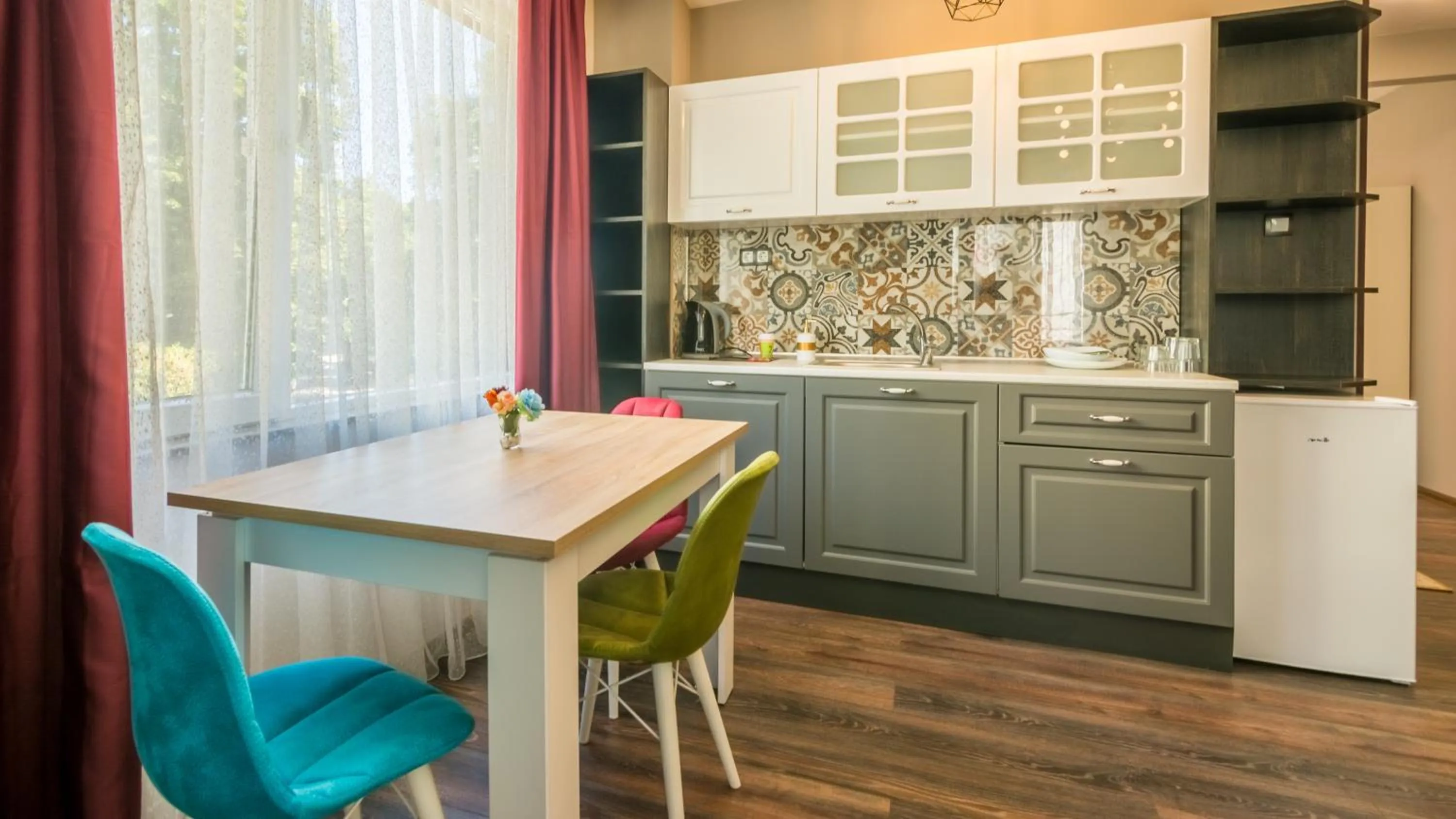 Kitchen or kitchenette in The old Bakery Apartments
