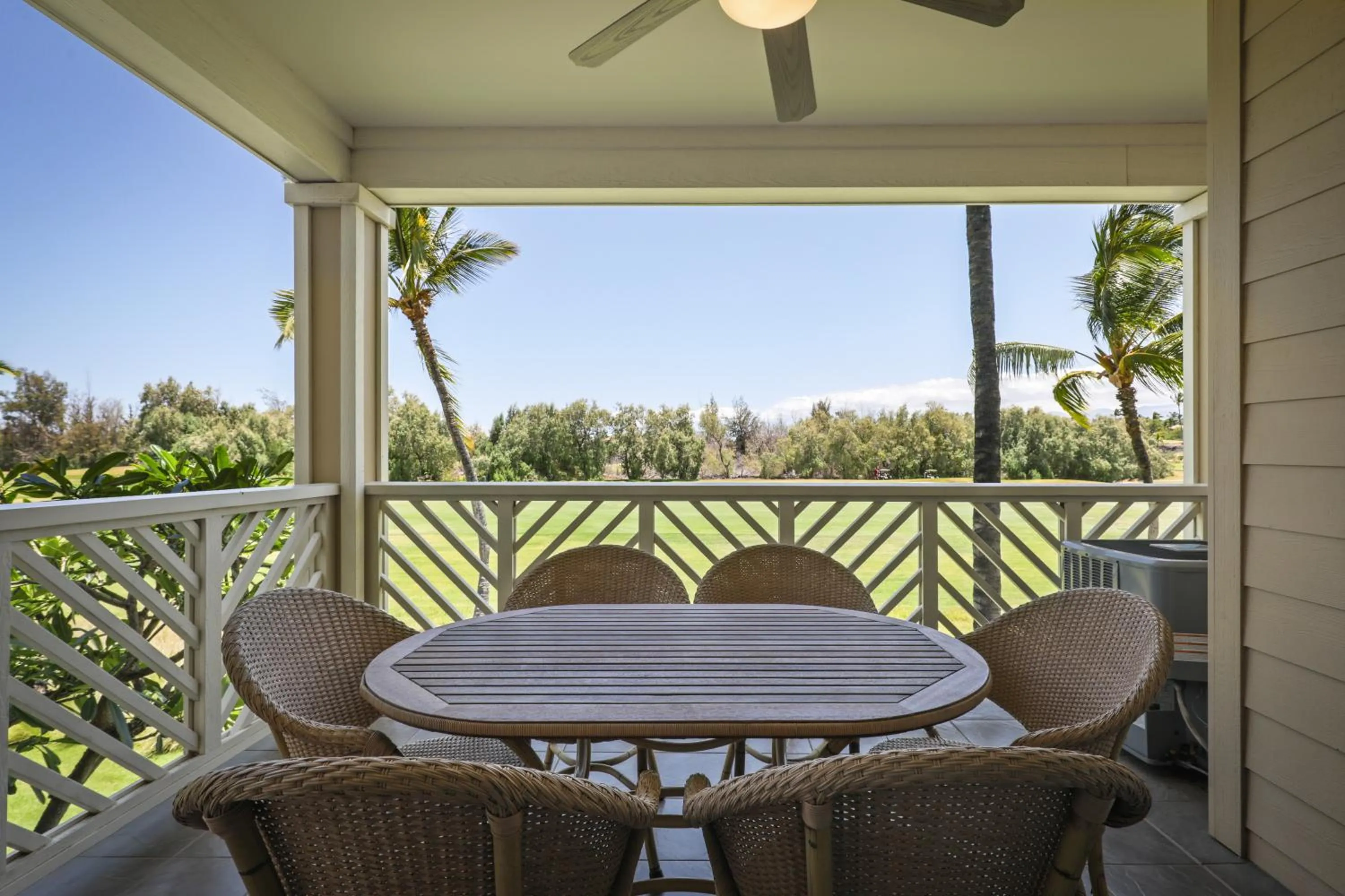 Balcony/Terrace in Fairway Villas Waikoloa by OUTRIGGER