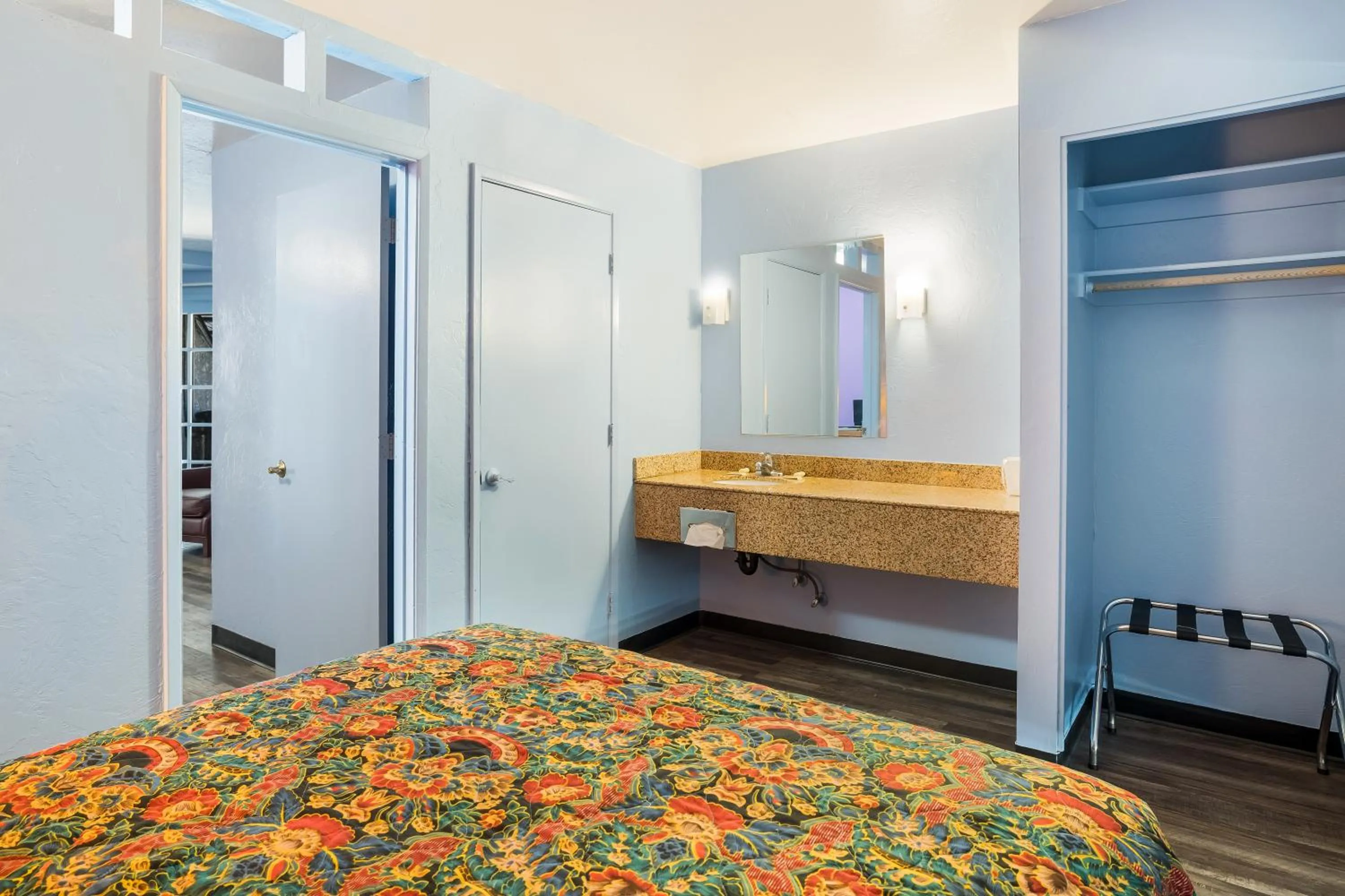 Bathroom in Knights Inn Tucson D.M.A.F Area