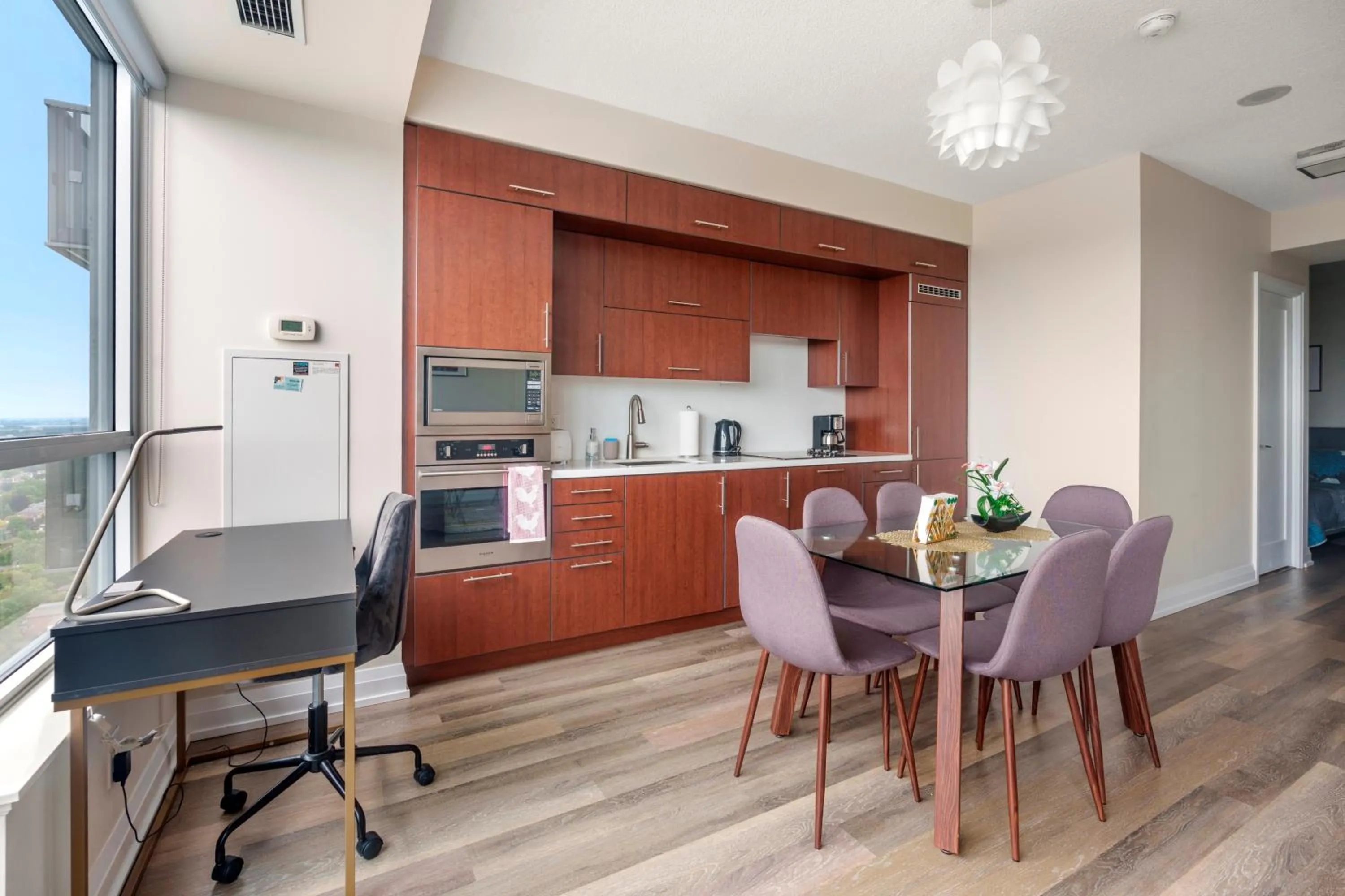 Kitchen or kitchenette in GLOBALSTAY Modern Apartments in North York Skyscraper