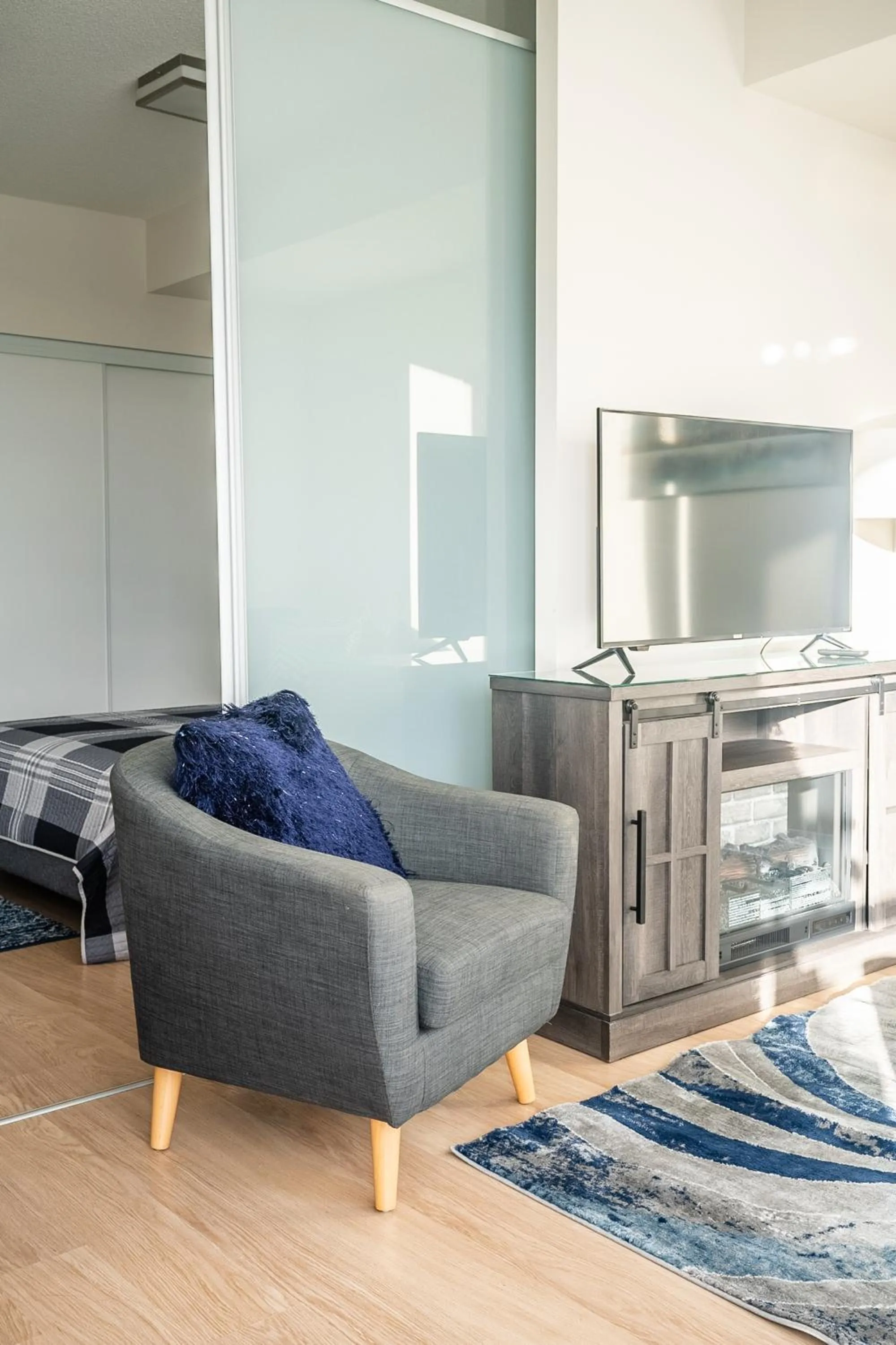 Living room in GLOBALSTAY Modern Apartments in North York Skyscraper