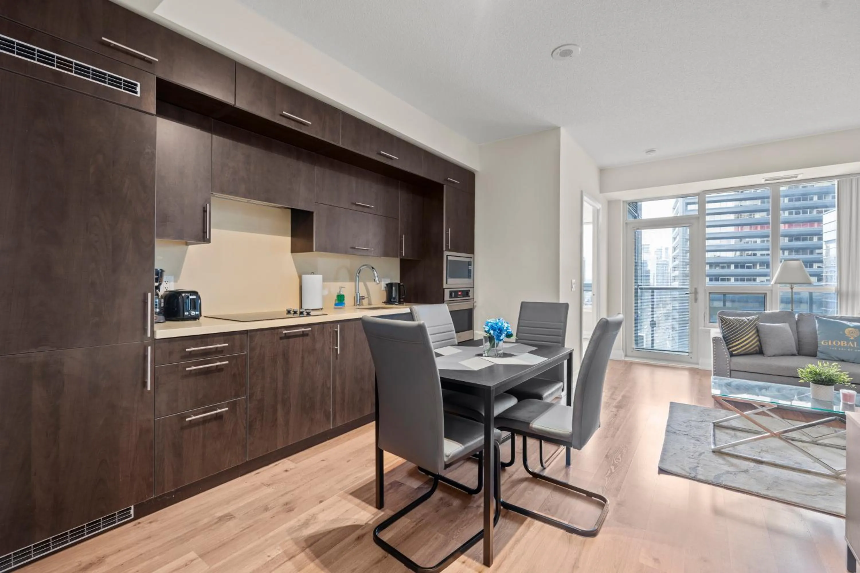 Dining area in GLOBALSTAY Modern Apartments in North York Skyscraper