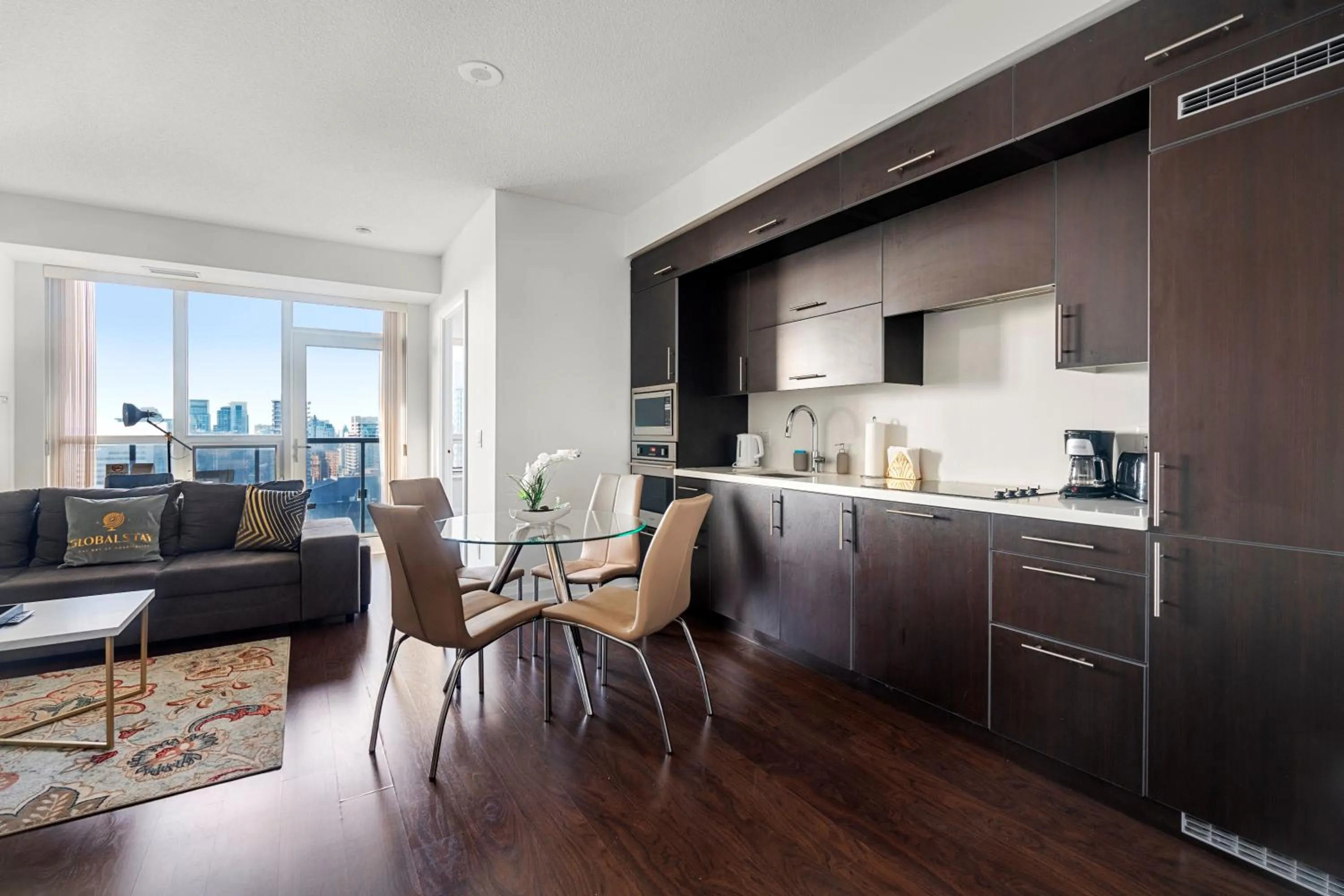 Kitchen or kitchenette in GLOBALSTAY Modern Apartments in North York Skyscraper