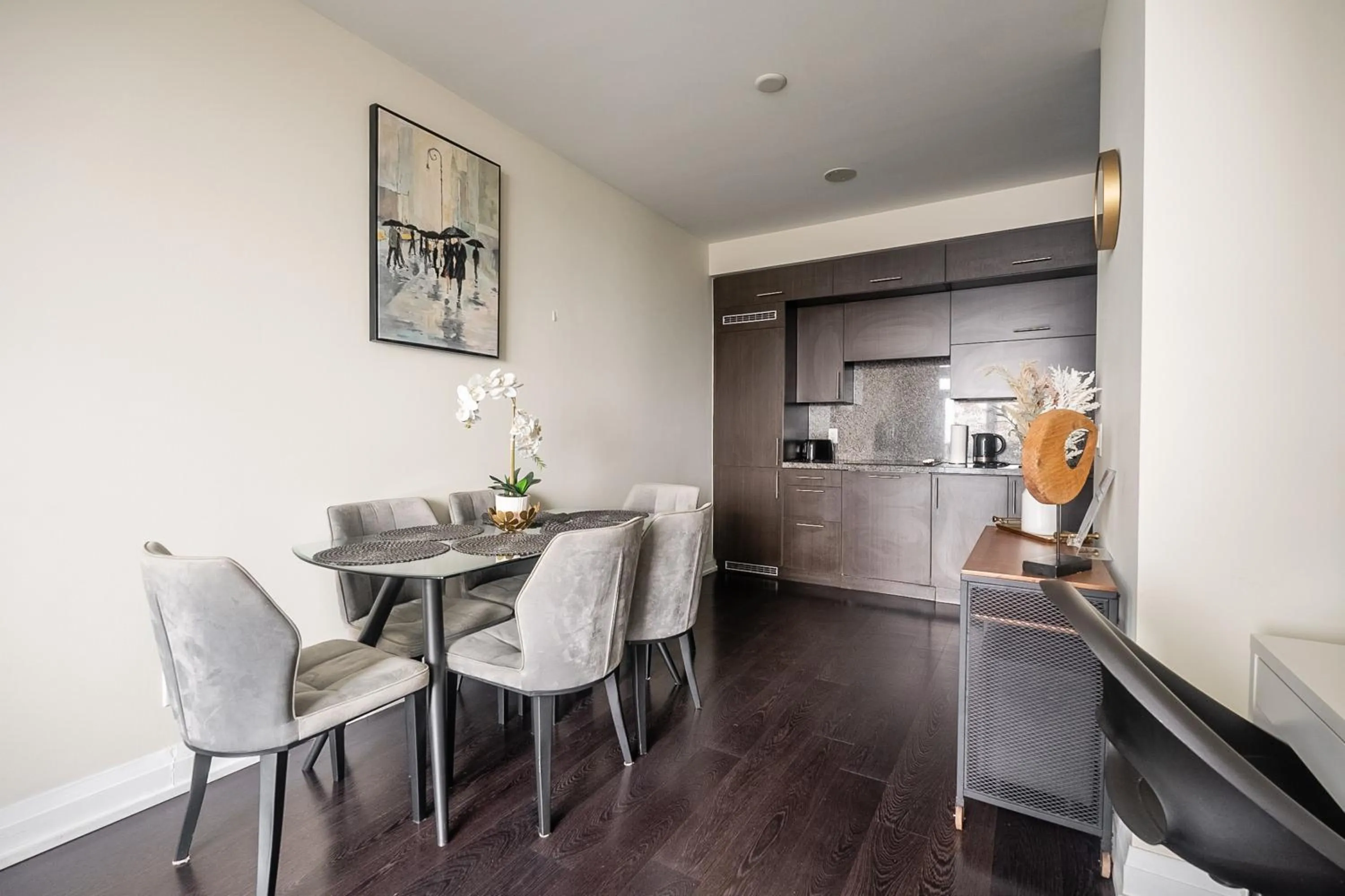 Kitchen or kitchenette in GLOBALSTAY Modern Apartments in North York Skyscraper