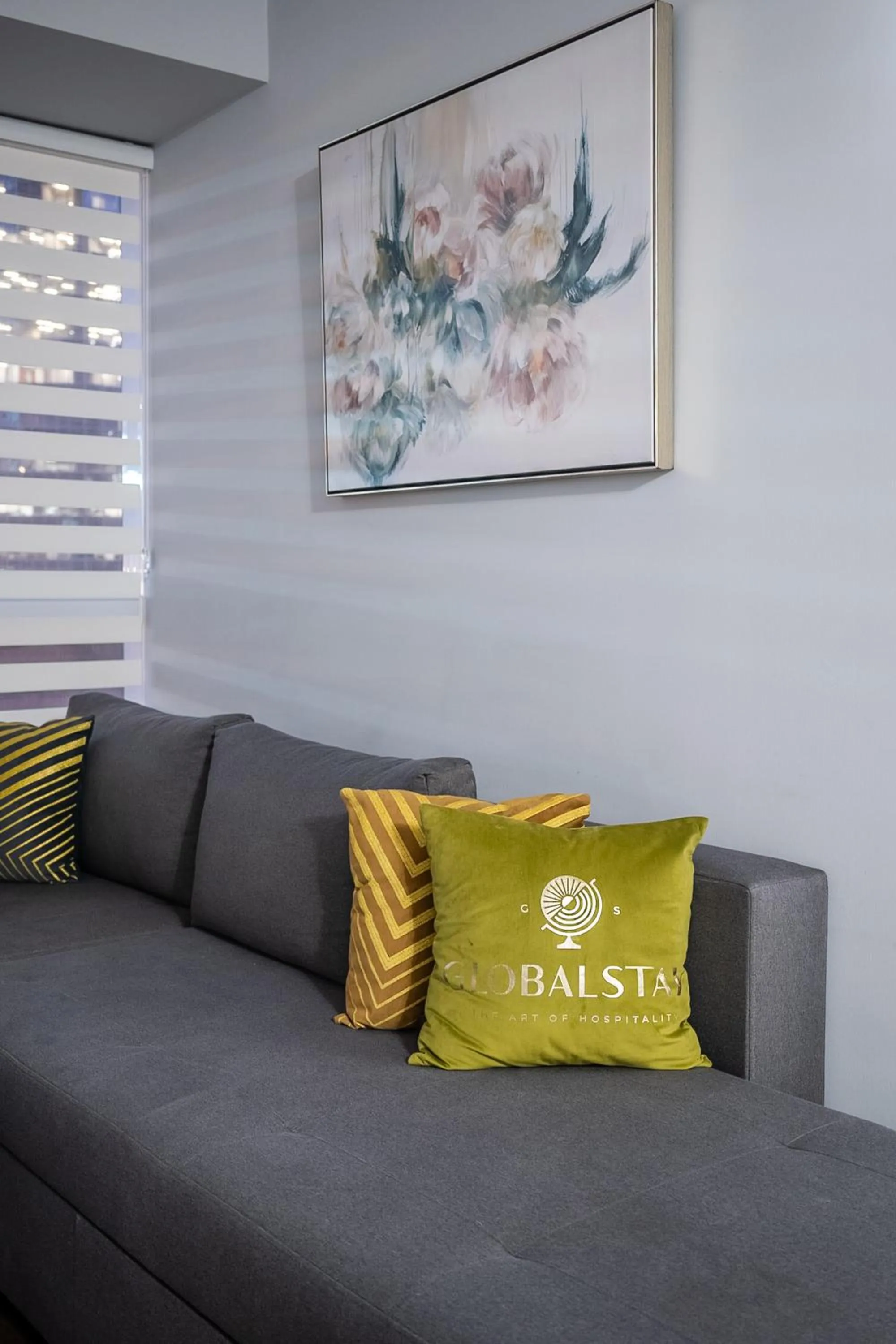 Living room in GLOBALSTAY Modern Apartments in North York Skyscraper