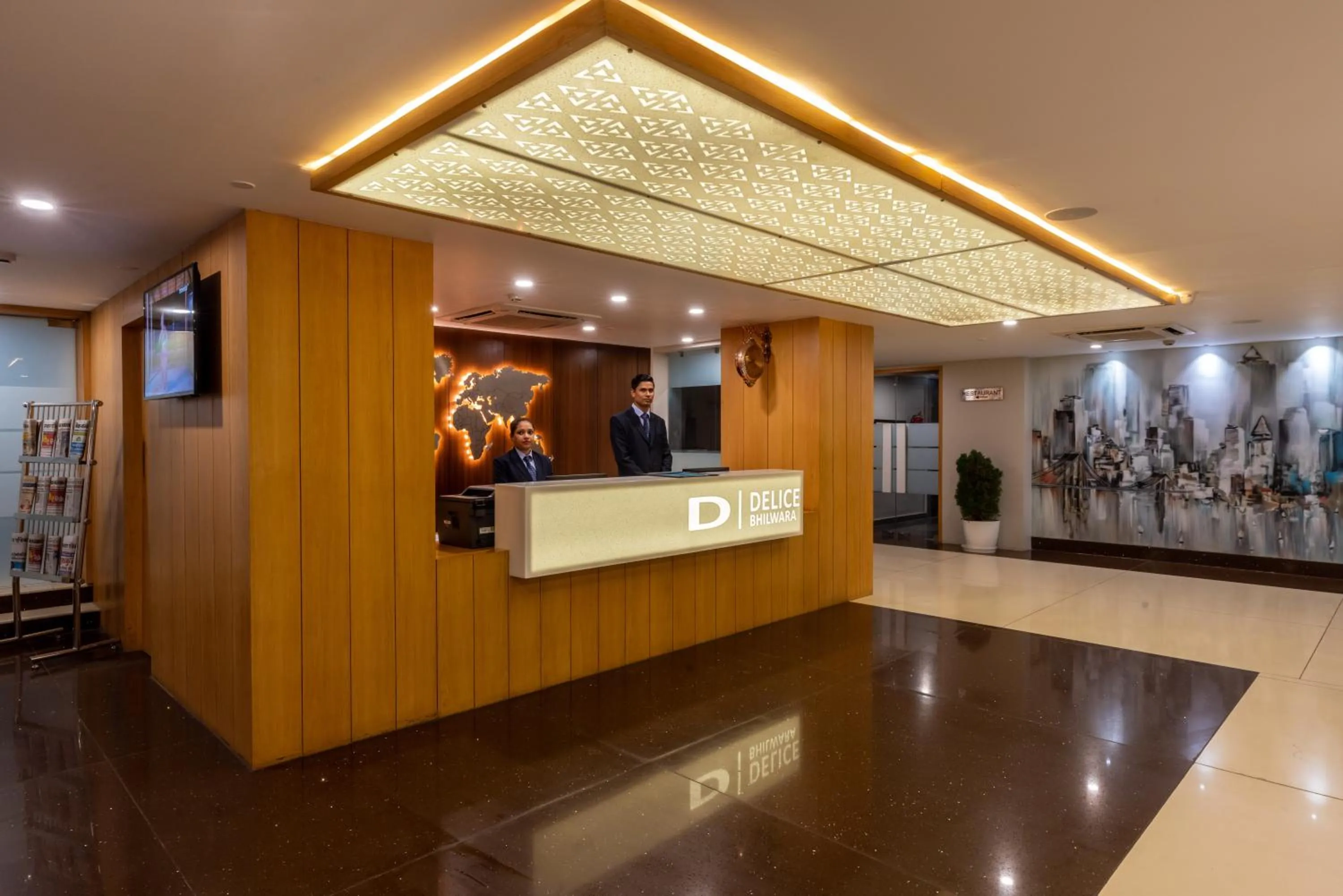 Lobby or reception in Hotel Delice