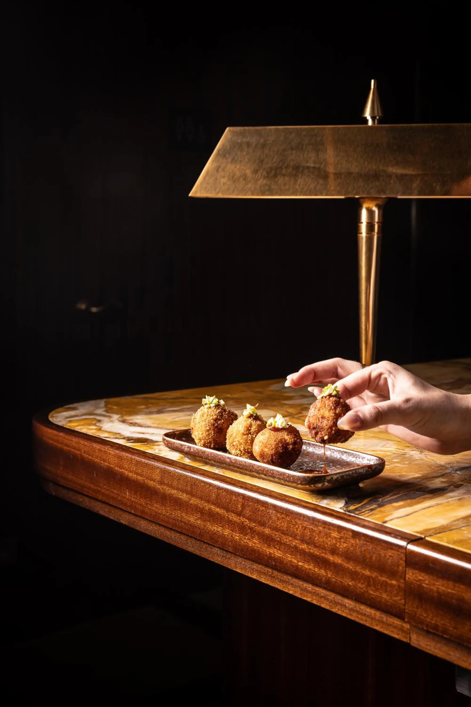 Food close-up in Hôtel Des Grands Voyageurs