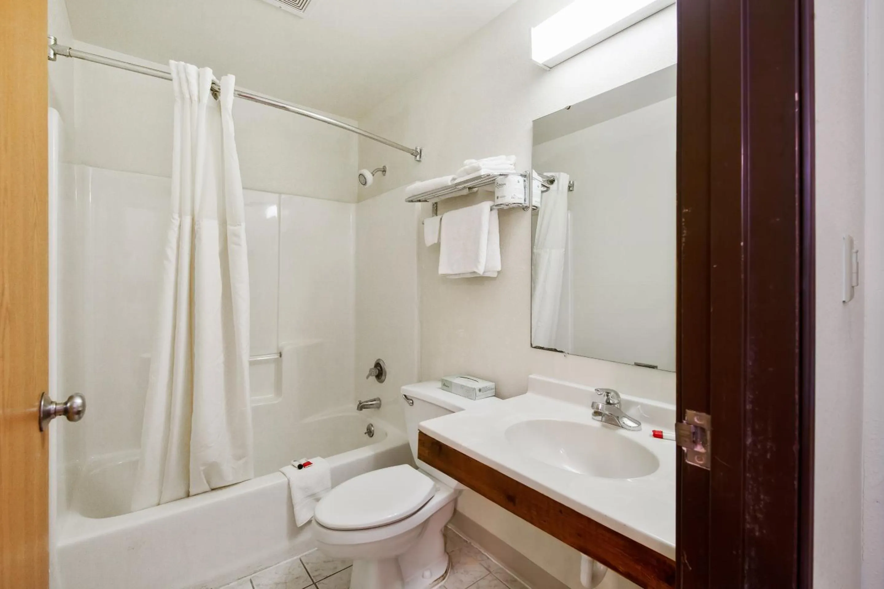 Bathroom in OYO Hotel Portage I-94