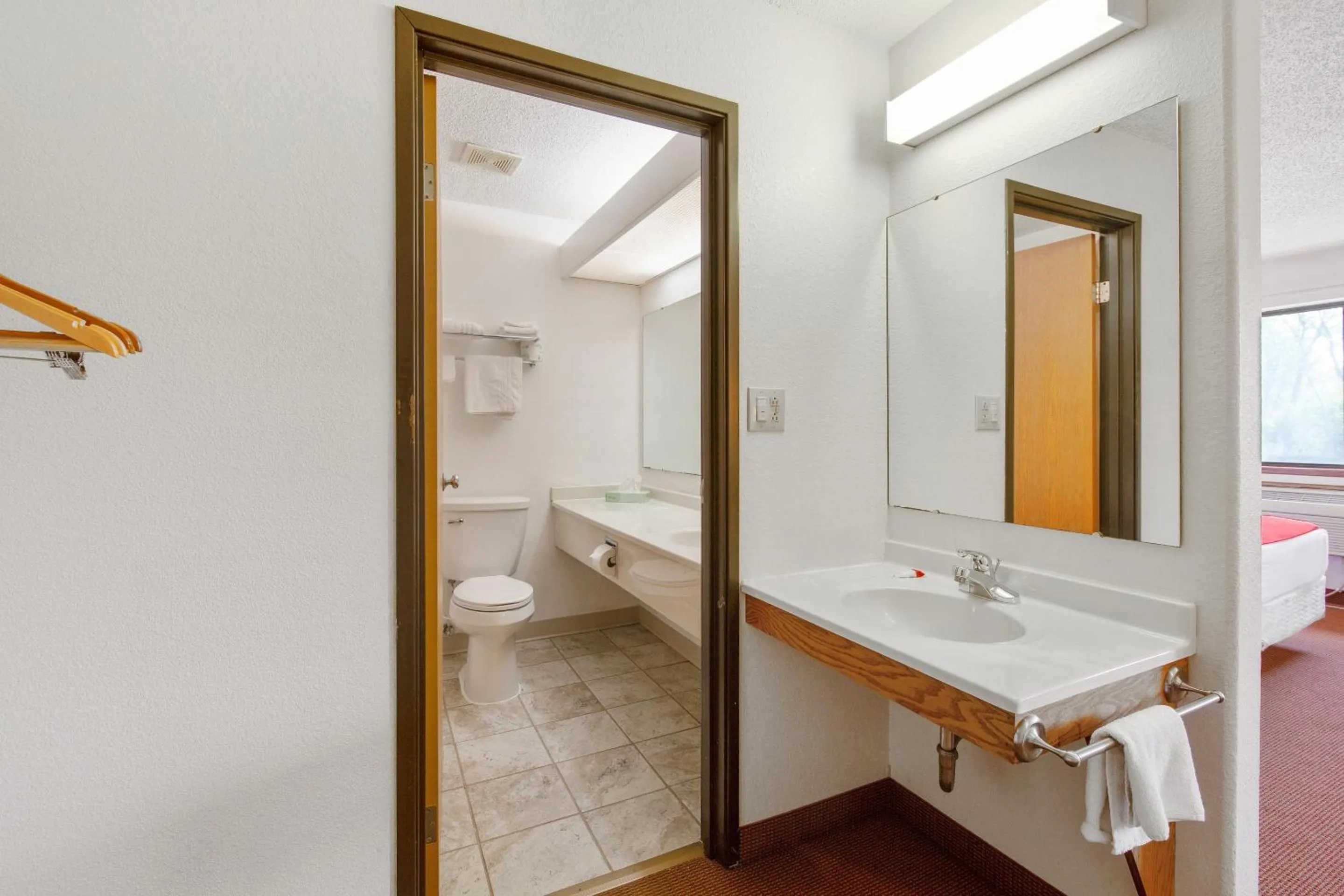 Bathroom in OYO Hotel Portage I-94