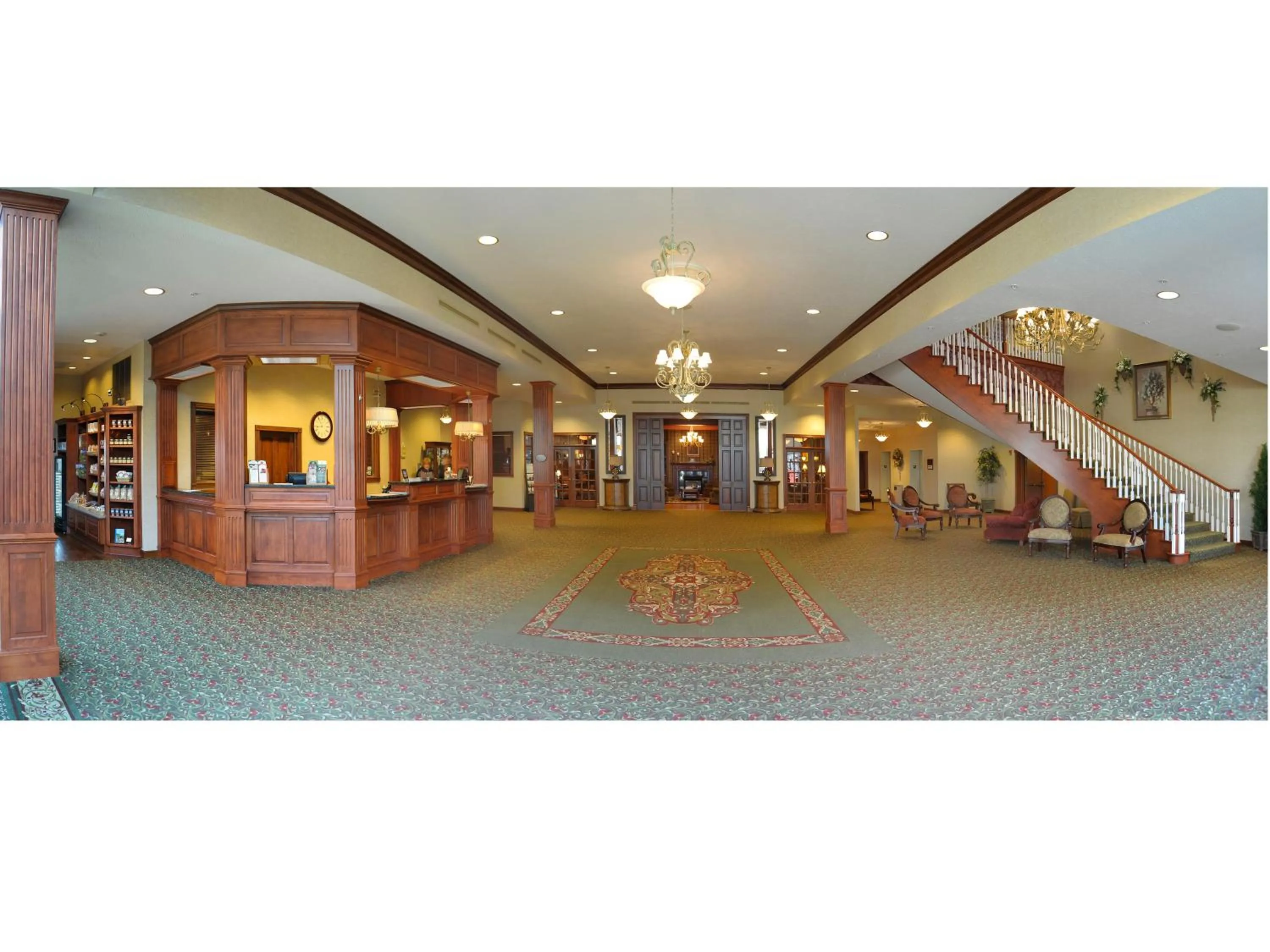 Lobby or reception in Carlisle Inn