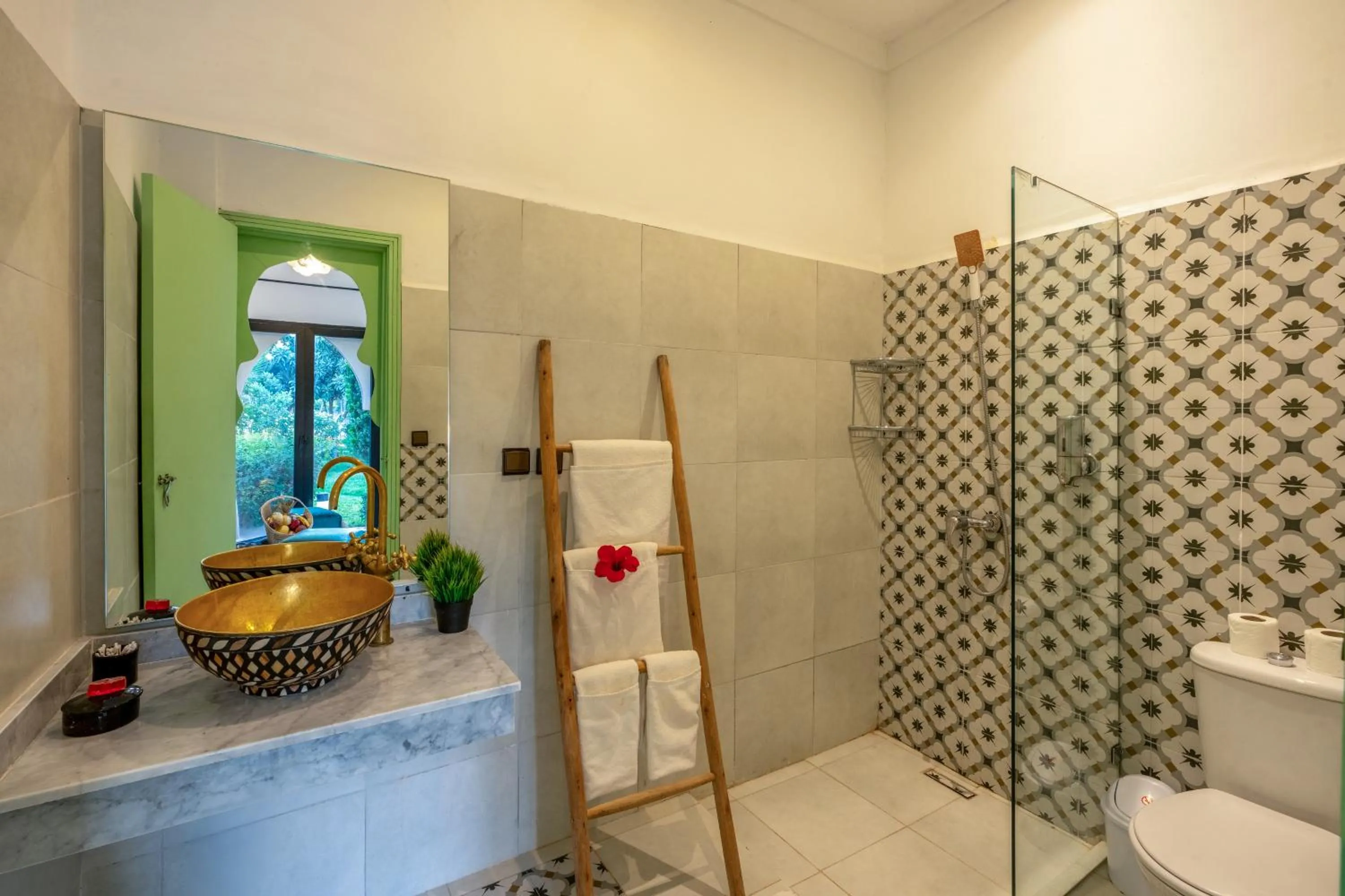 Shower in Taj Atlas Wellness Boutique Hôtel & Spa