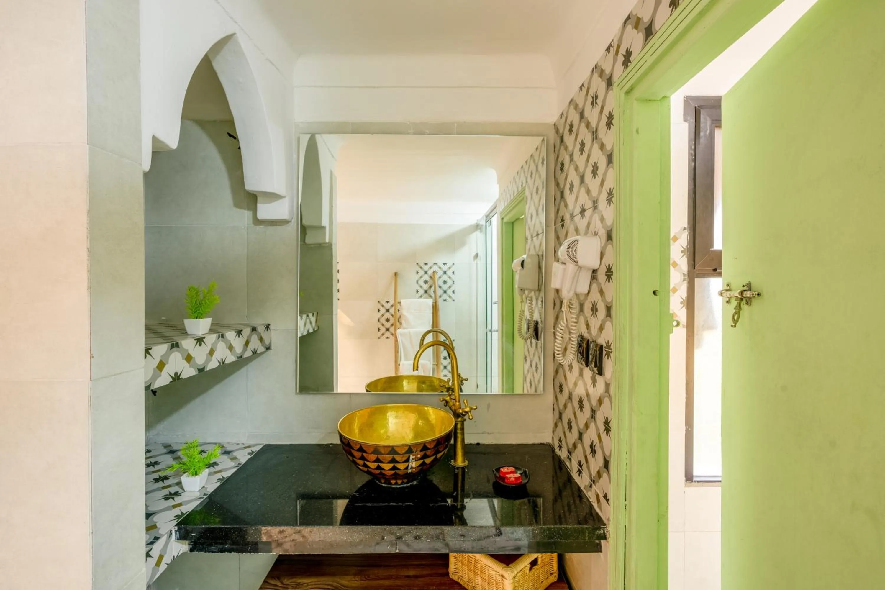 stove in Taj Atlas Wellness Boutique Hôtel & Spa