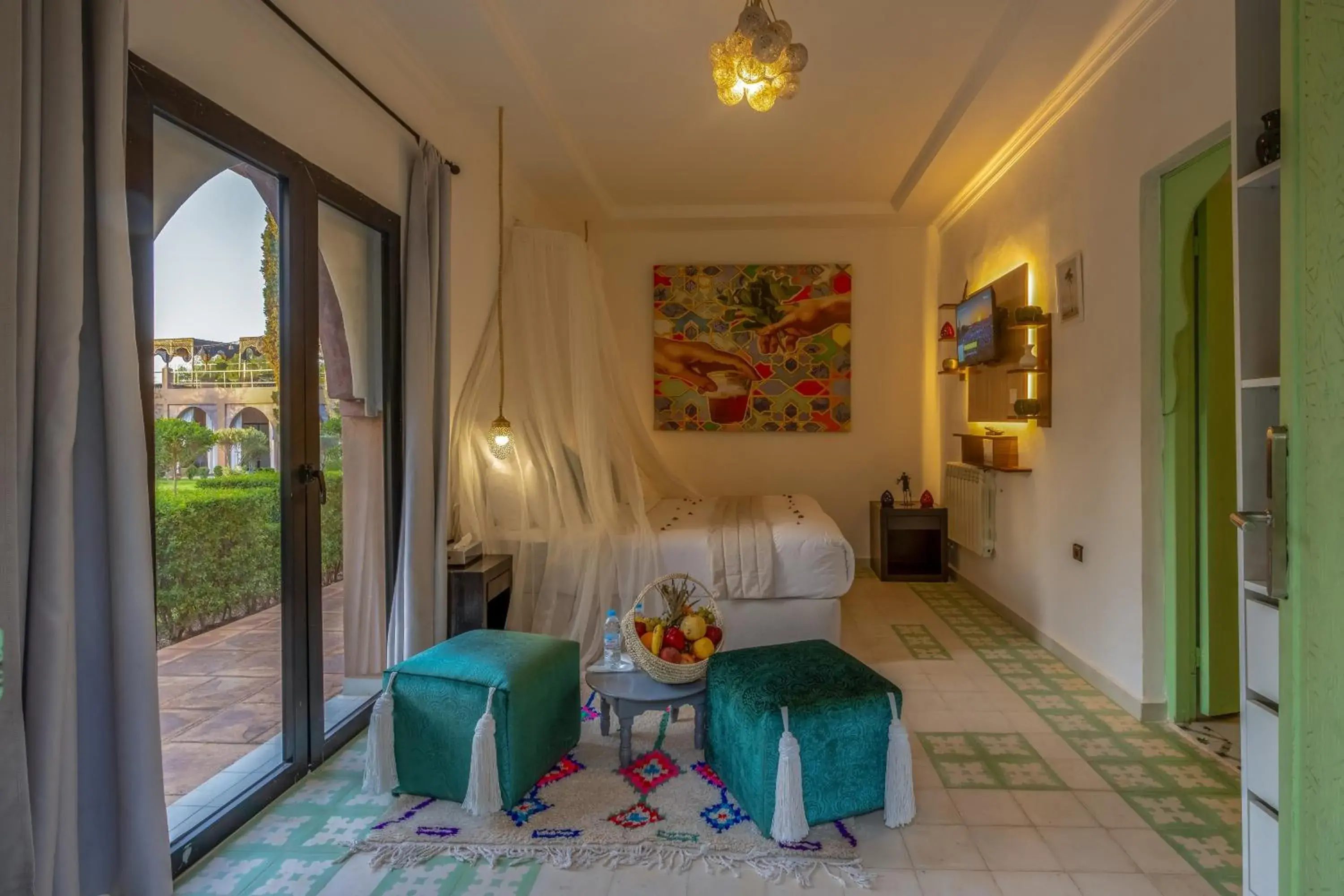 Double Room with Garden View in Taj Atlas Wellness Boutique Hôtel & Spa Double Room with Garden View in Taj Atlas Wellness Boutique Hôtel & Spa