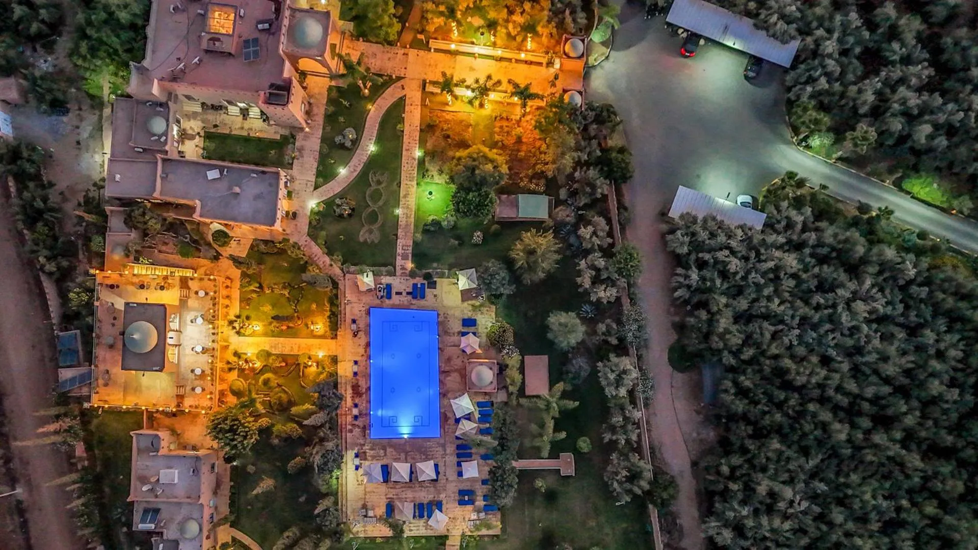 Swimming pool in Taj Atlas Wellness Boutique Hôtel & Spa