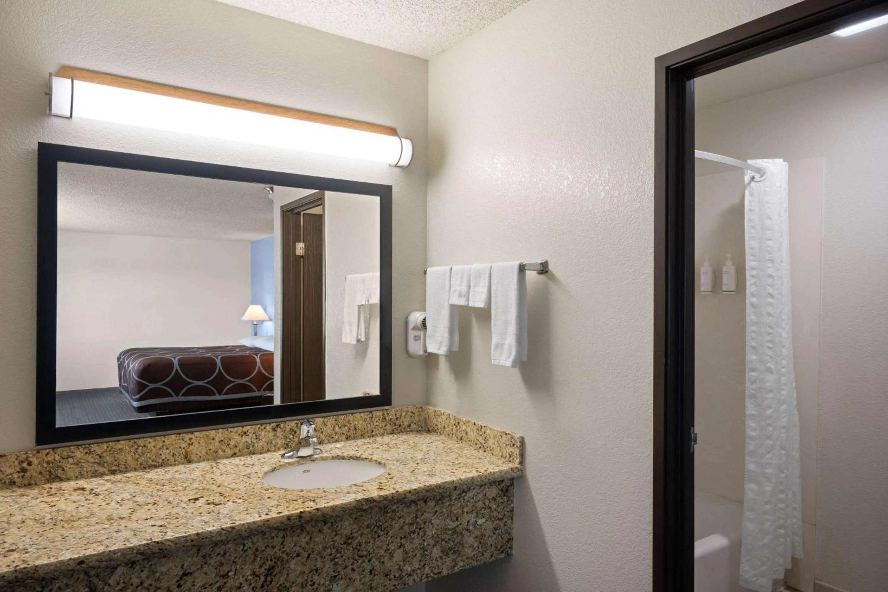 Bathroom in Super 8 by Wyndham Susanville