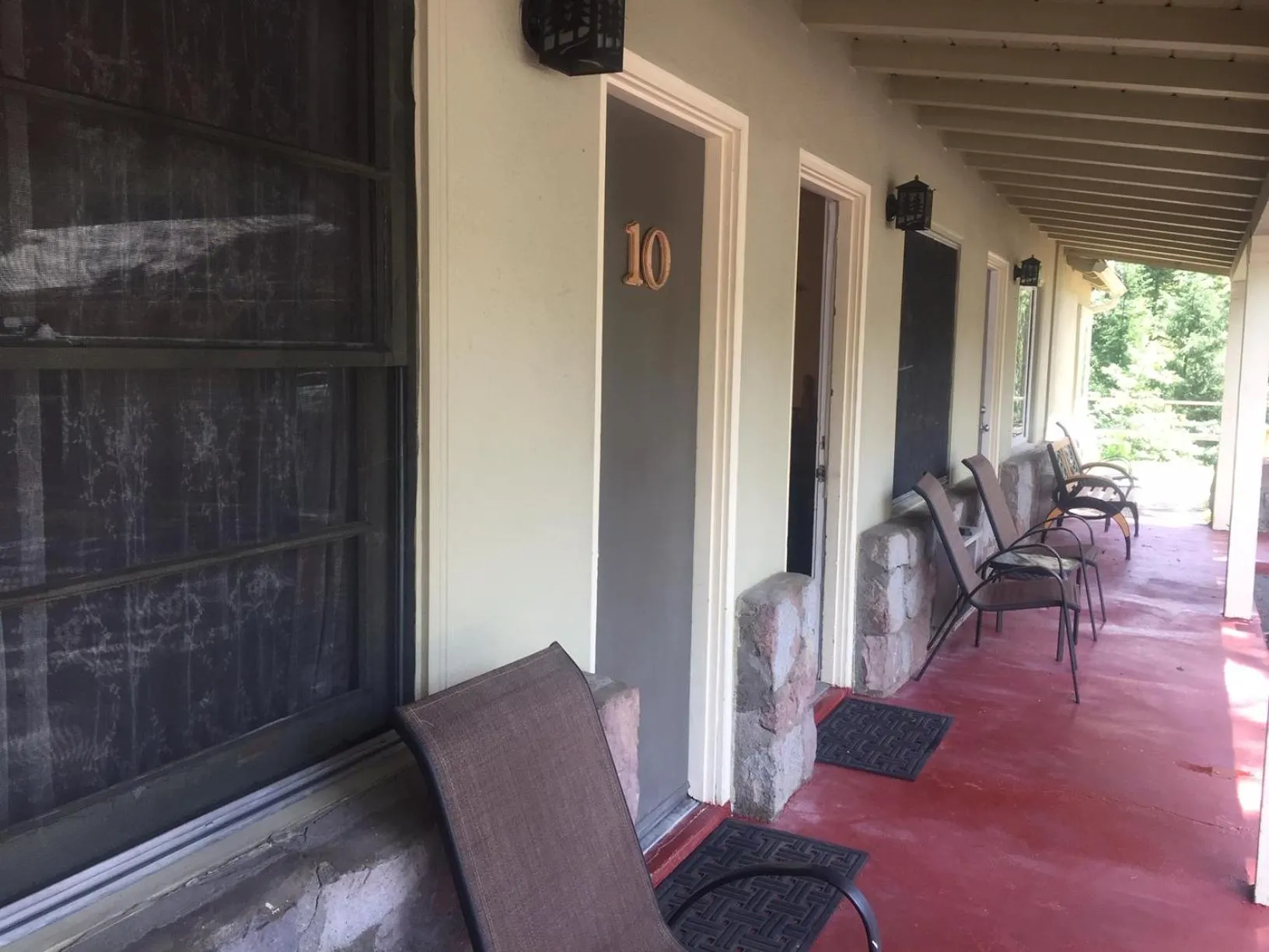 Seating area in Dunsmuir Lodge