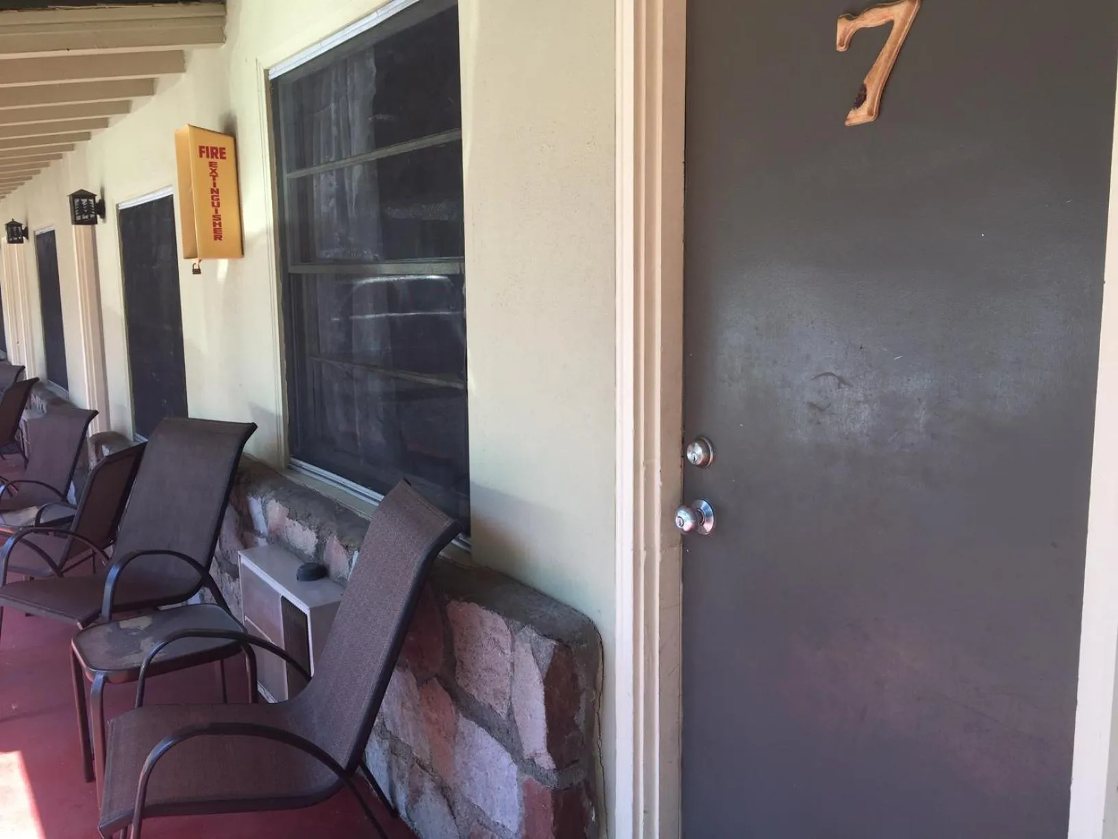 Seating area in Dunsmuir Lodge