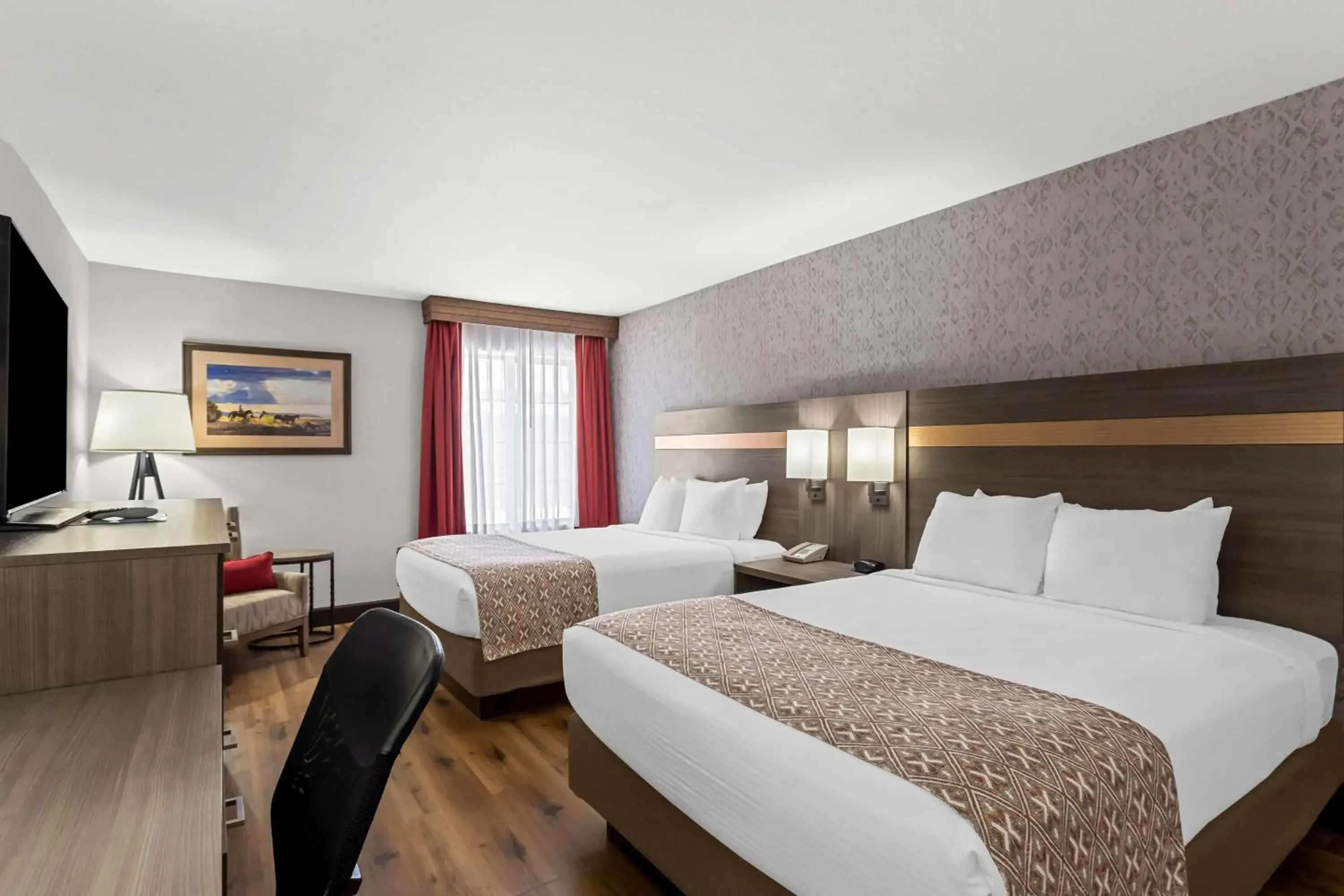 Queen Room with Two Queen Beds and Roll In Shower - Disability Access in Best Western Moriarty Heritage Inn Queen Room with Two Queen Beds and Roll In Shower - Disability Access in Best Western Moriarty Heritage Inn