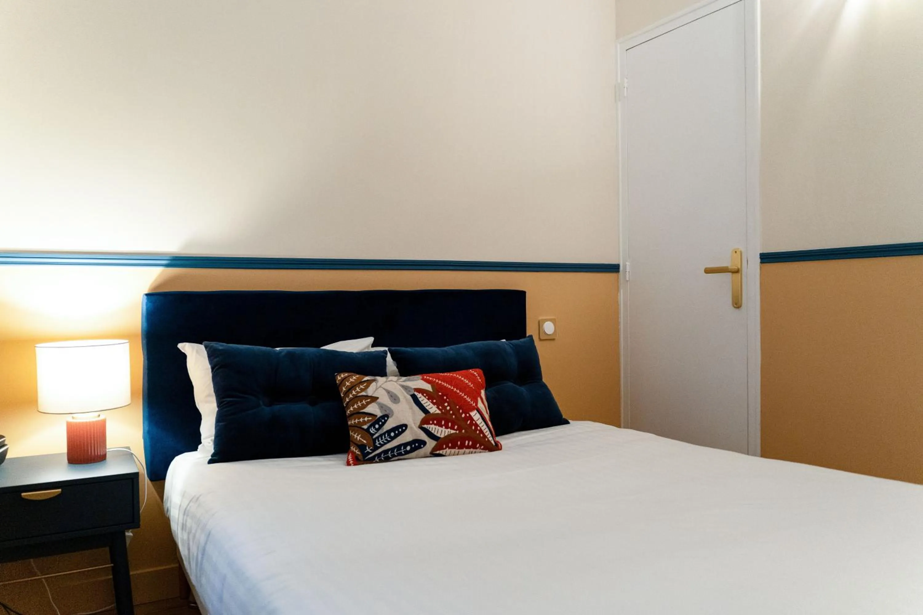 Bed in Hotel Boileau