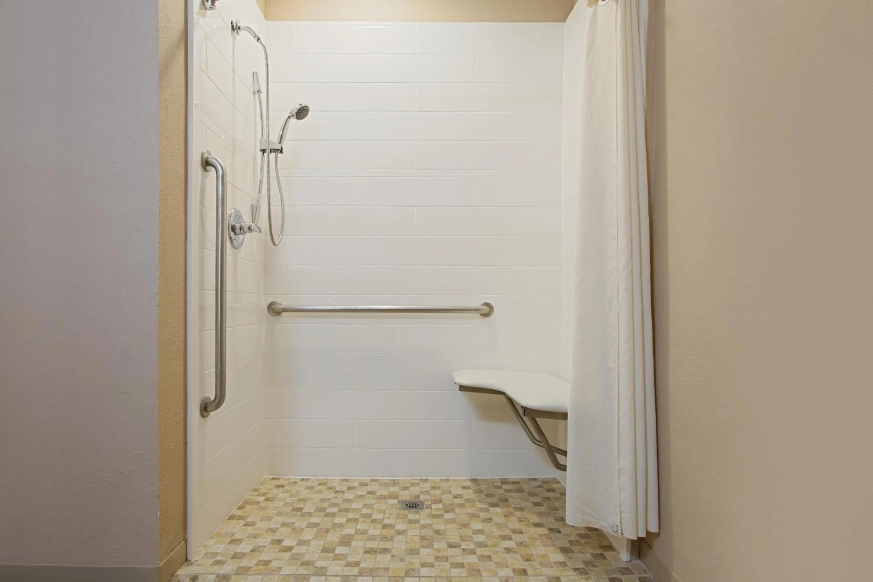 Shower in Microtel Inn & Suites by Wyndham Walterboro