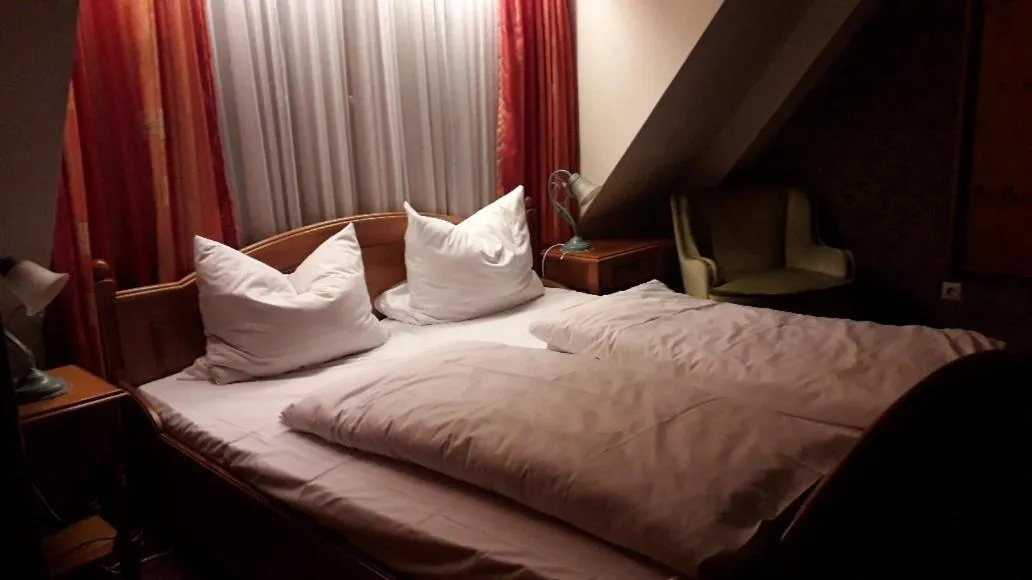 Bed in Hotel Feiler