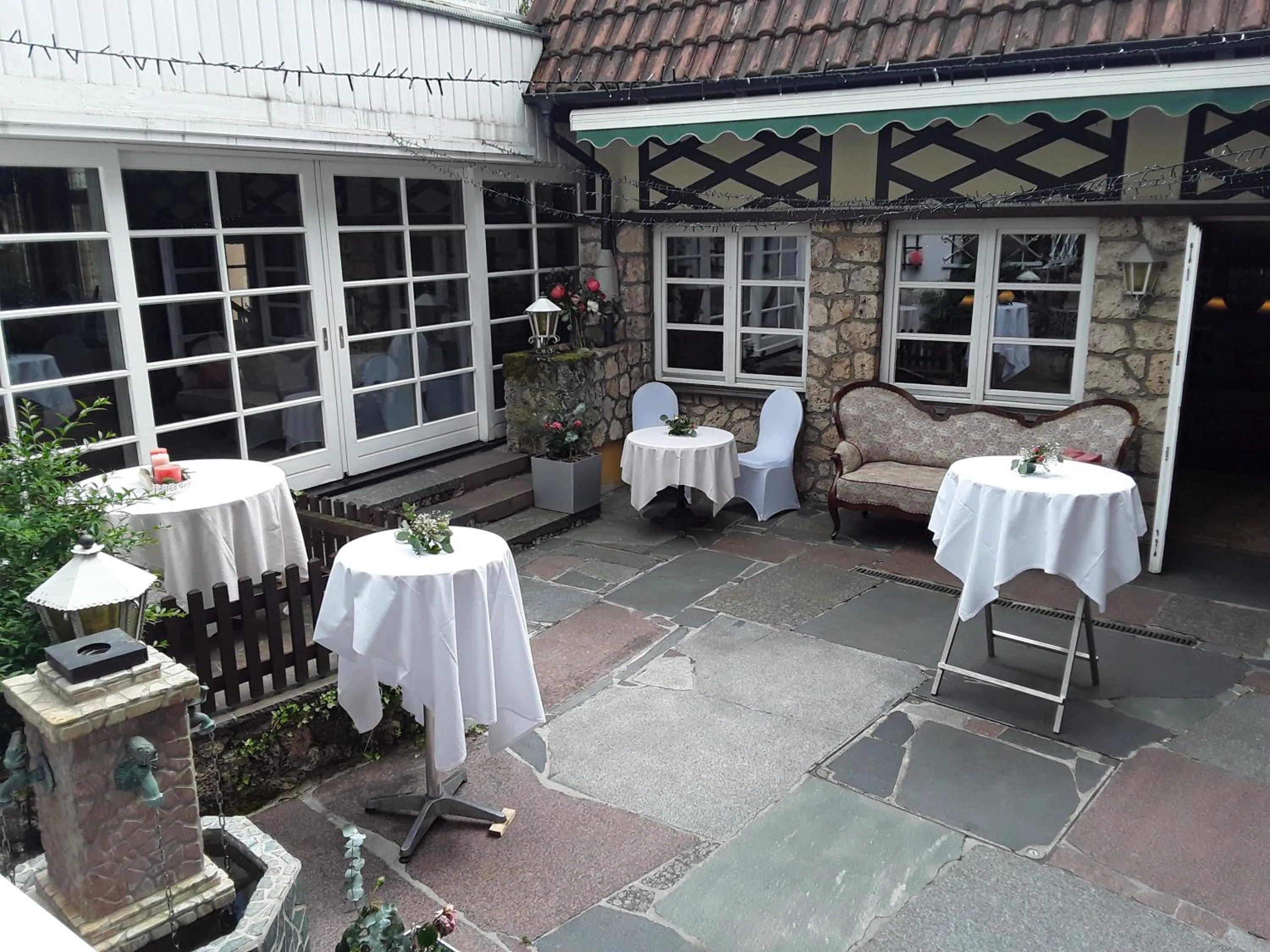 Patio in Hotel Feiler
