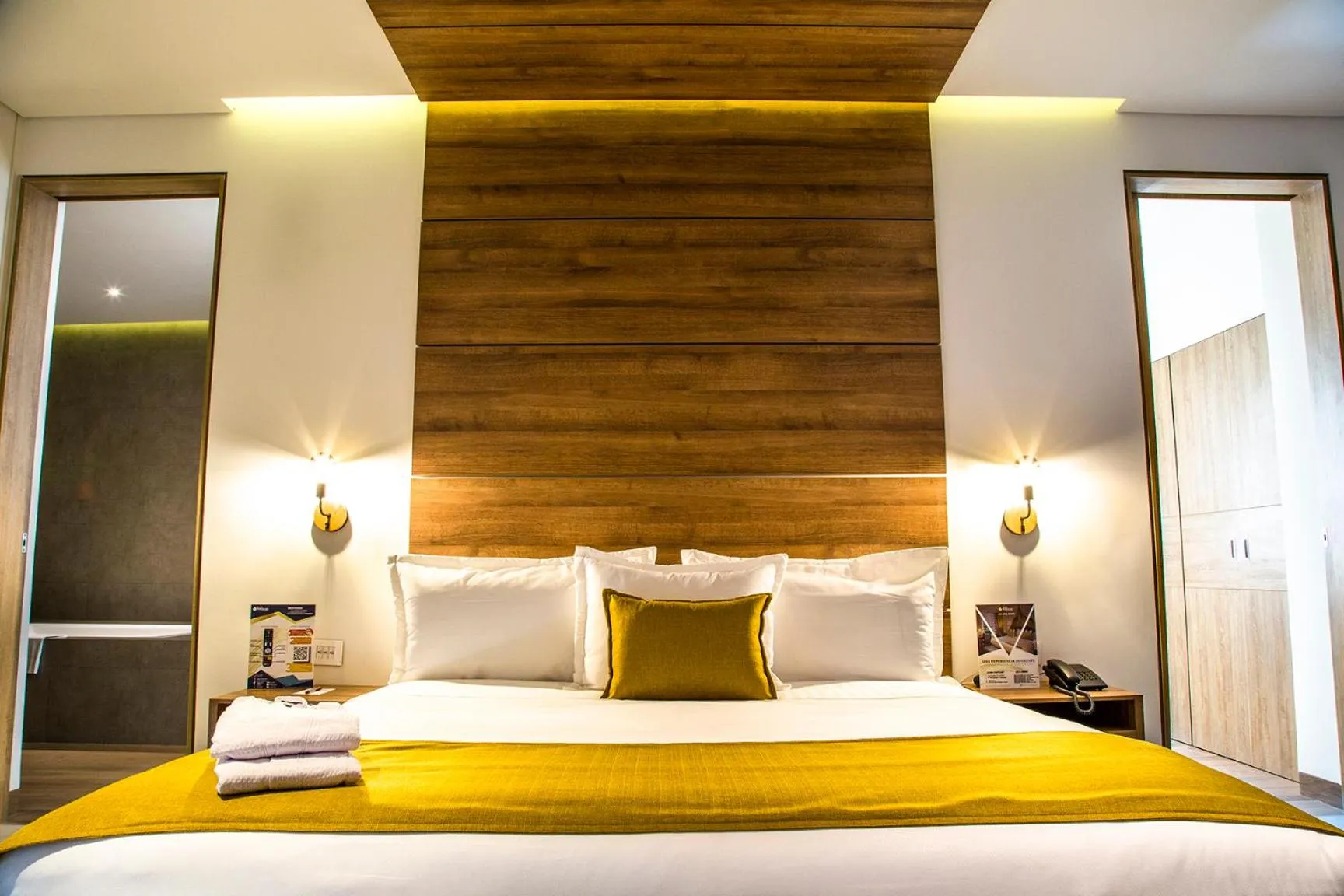 Bed in Hotel Pance 122 Wellness Spa