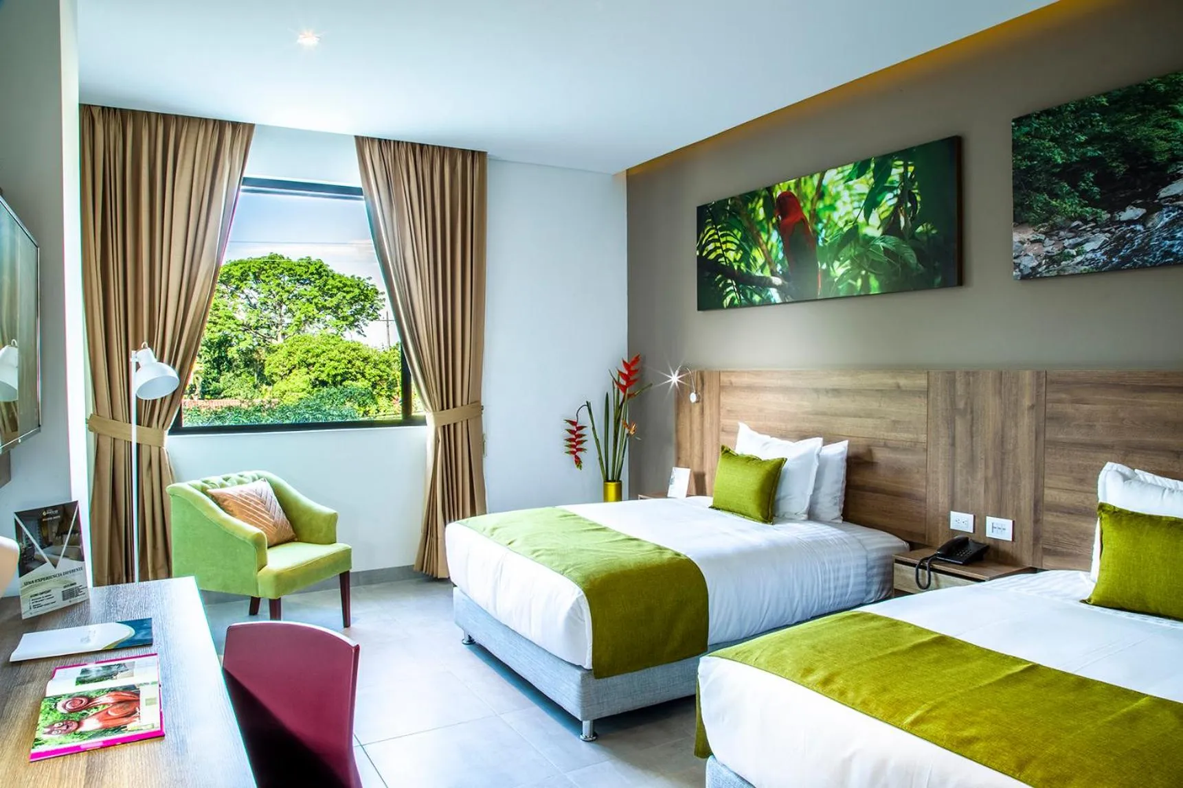 Bed in Hotel Pance 122 Wellness Spa