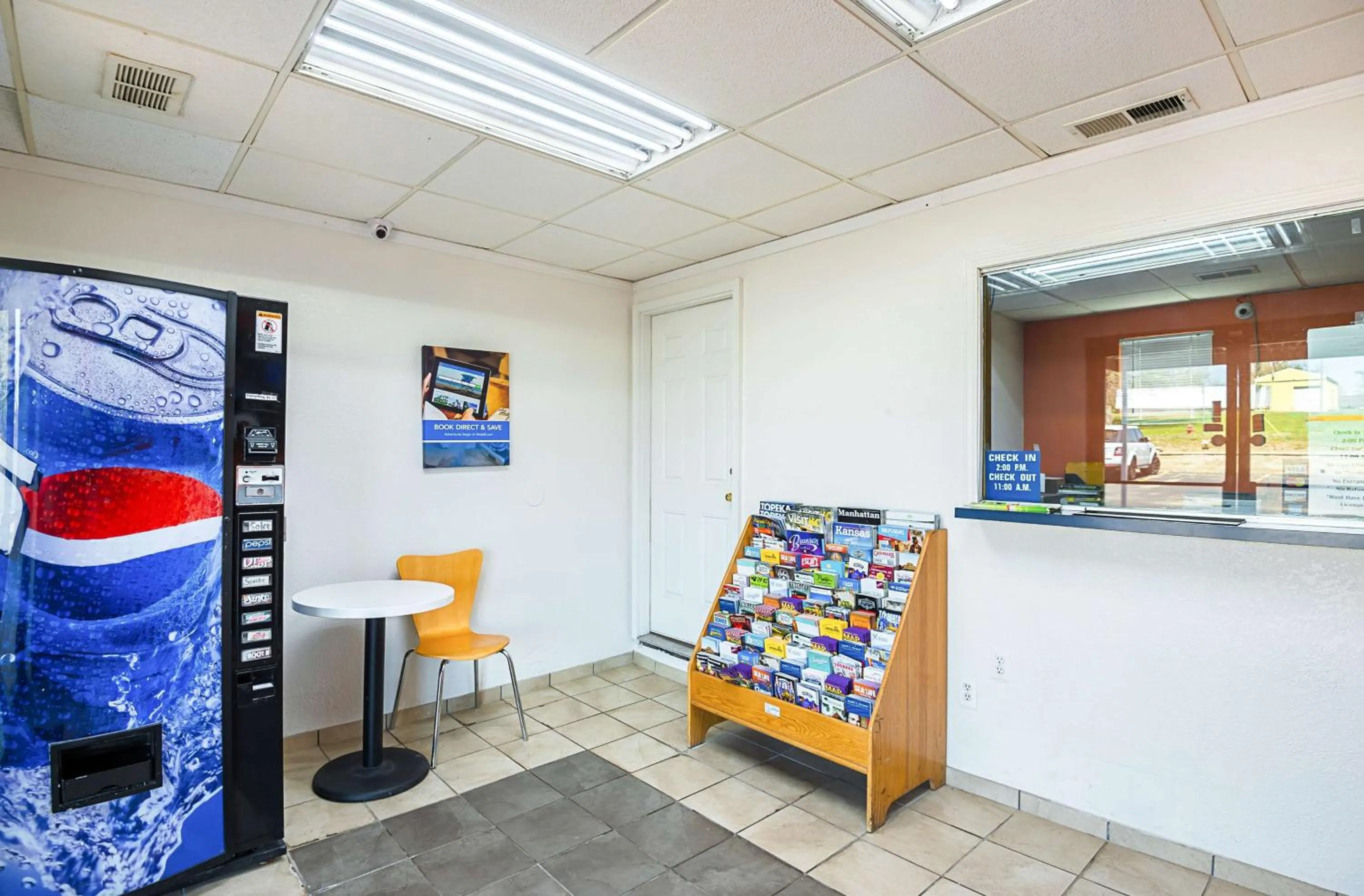 On site in Motel 6-Blue Springs, MO