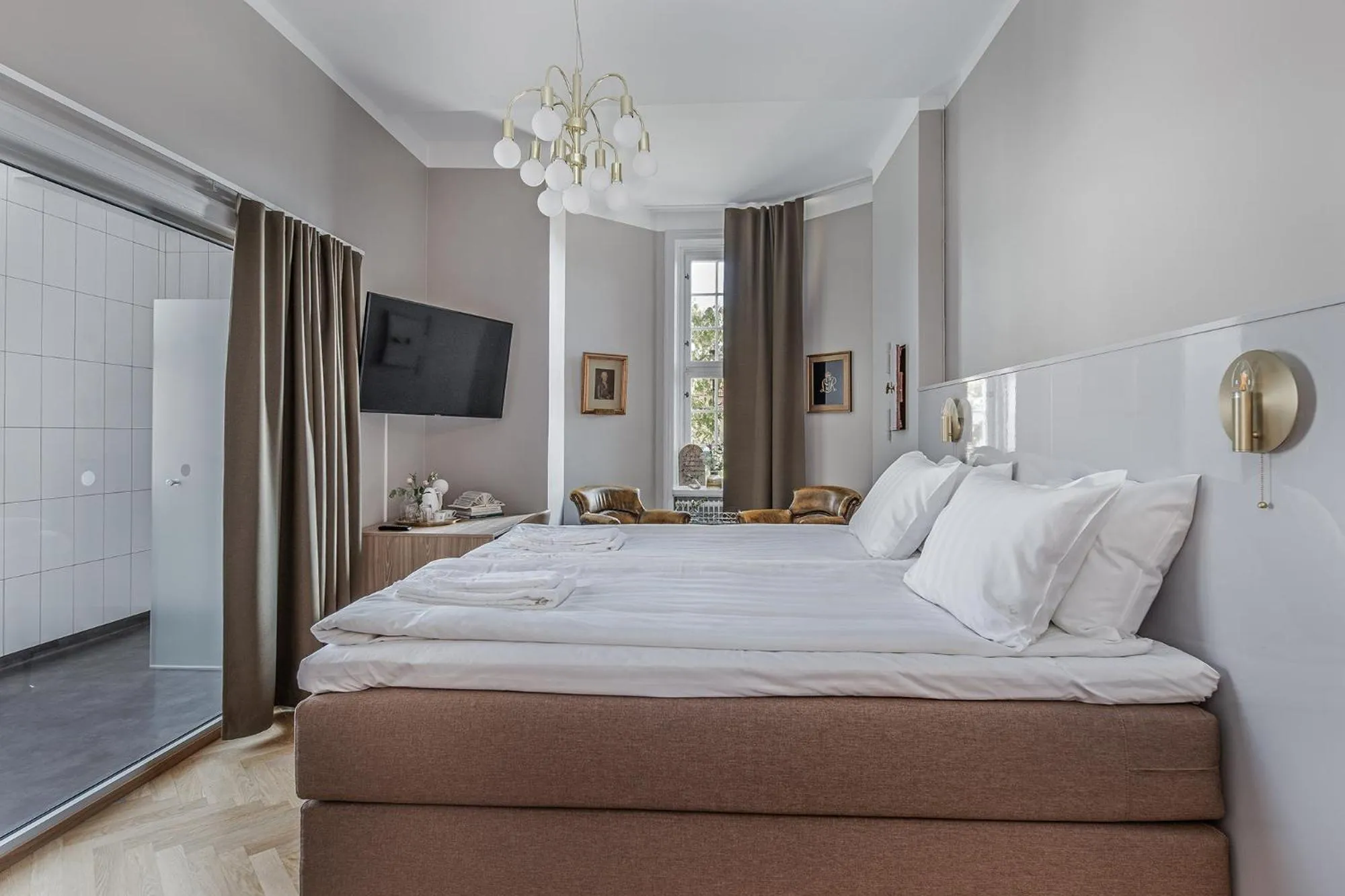 Photo of the whole room, Bed in Livgrenadjärmässen Hotell-Fest-Konferens