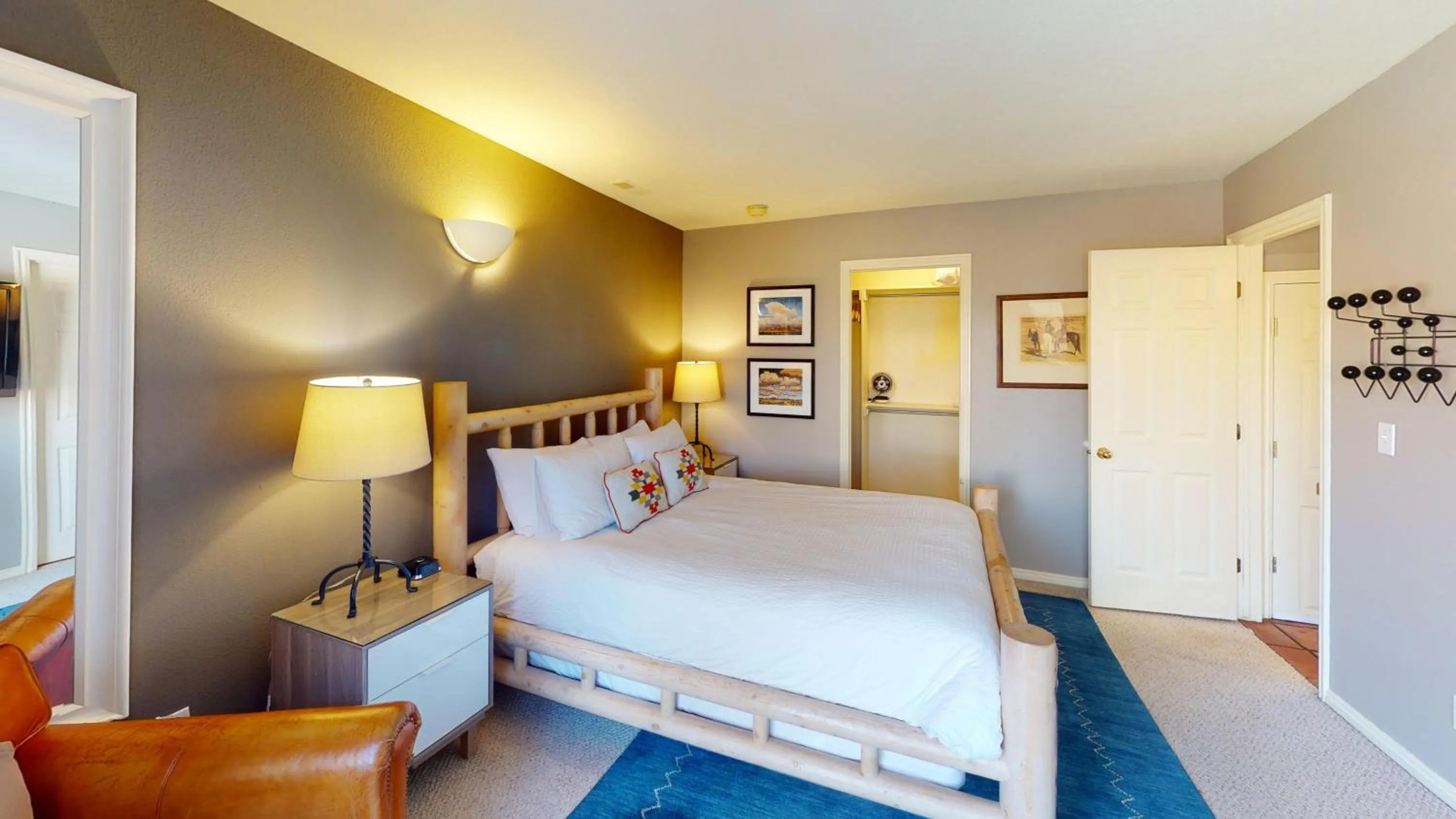 Bed in Steel Bender Retreat #3293