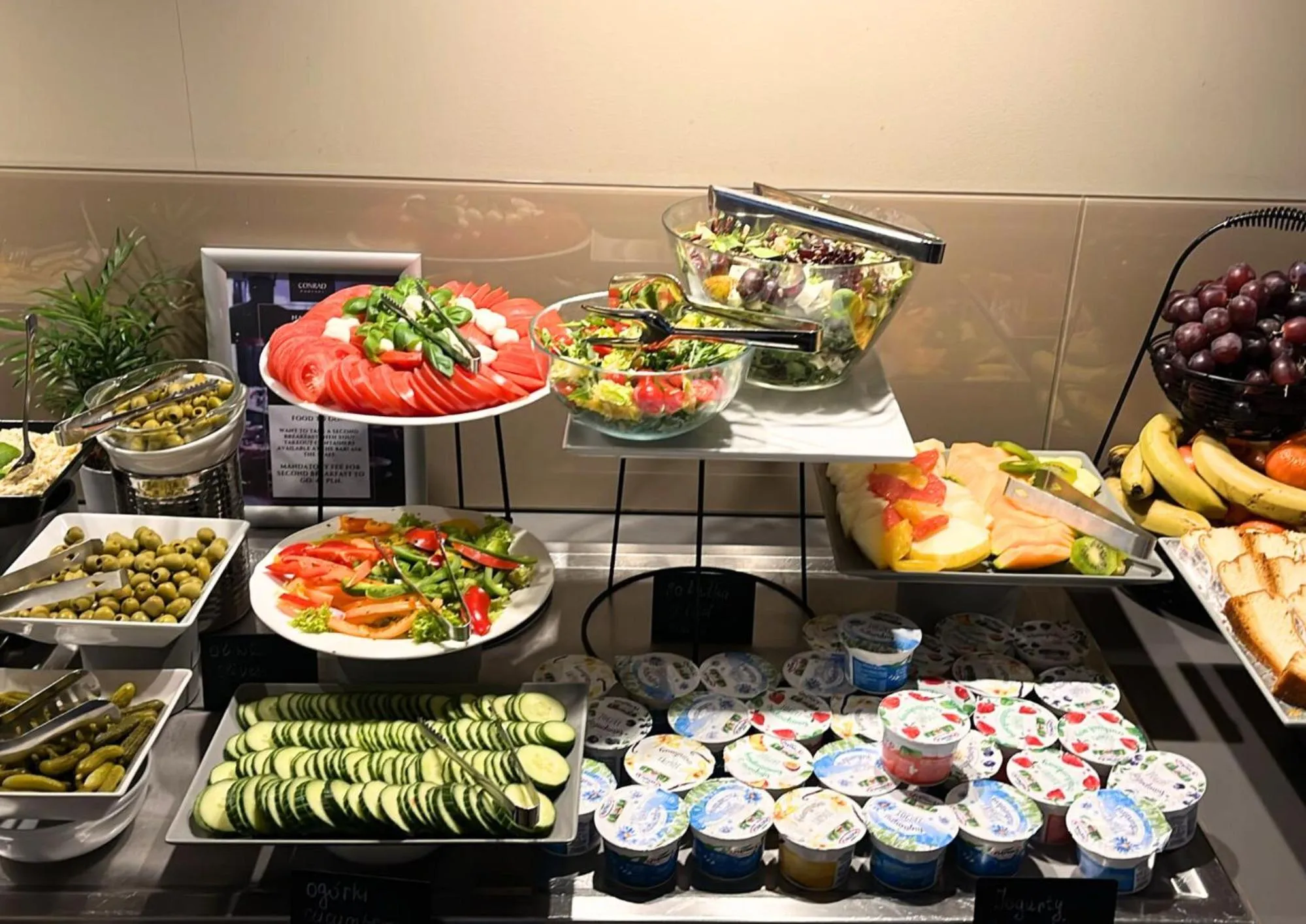 Food and drinks in Hotel CONRAD Comfort