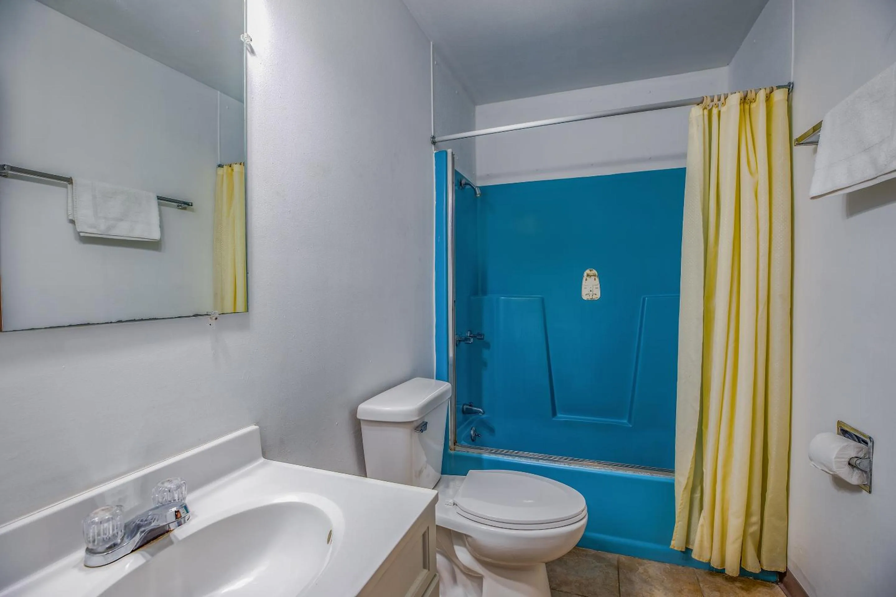 Bathroom in Love Hotels Tomahawk by OYO at Lake Mohawksin WI