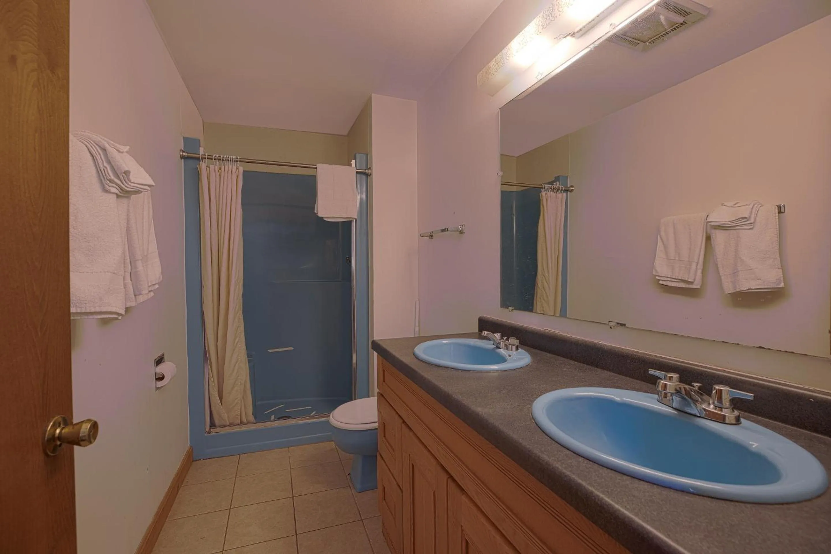 Bathroom in Love Hotels Tomahawk by OYO at Lake Mohawksin WI