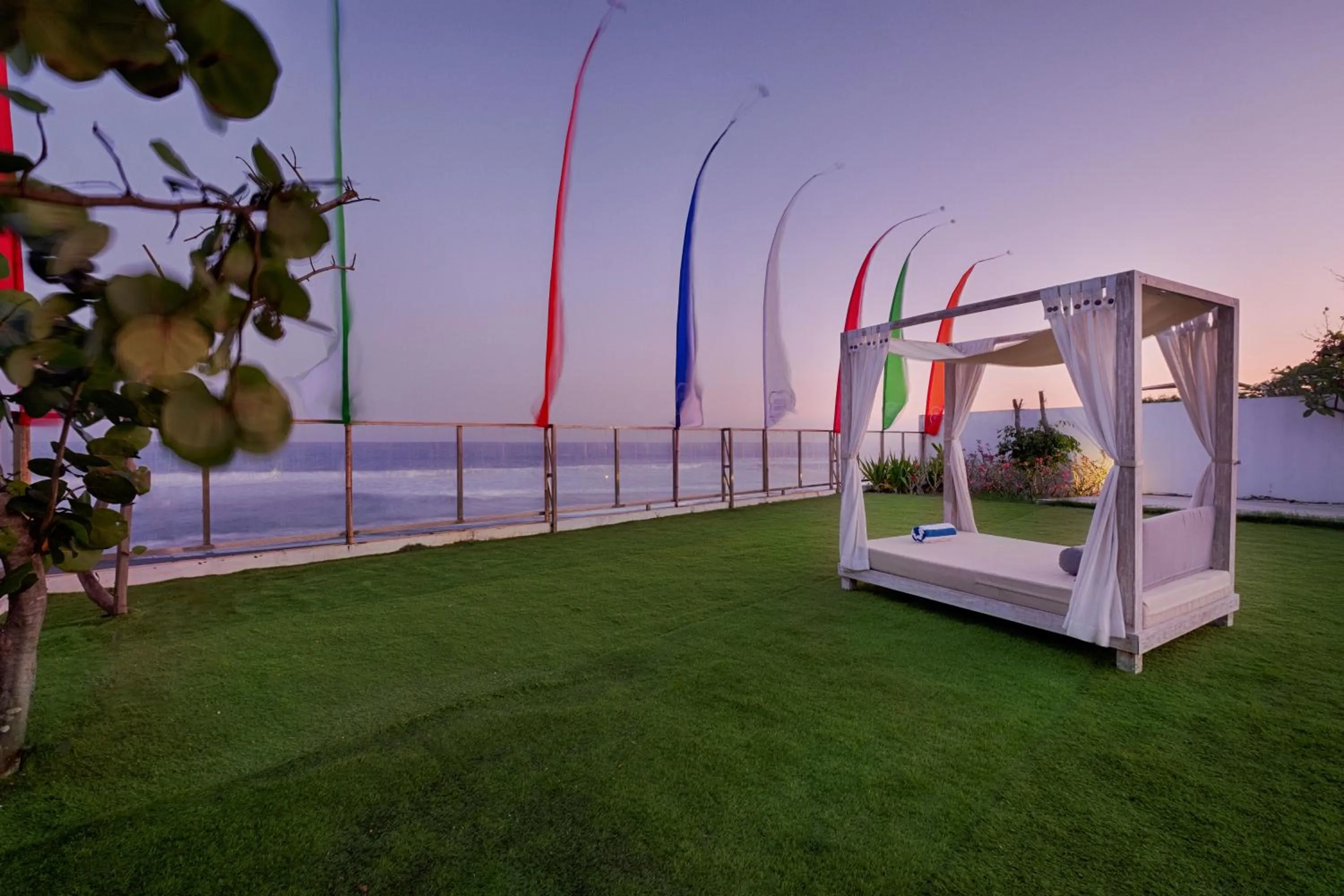 Garden in Keramas Beachfront Villa by Sanga Sanga Hospitality