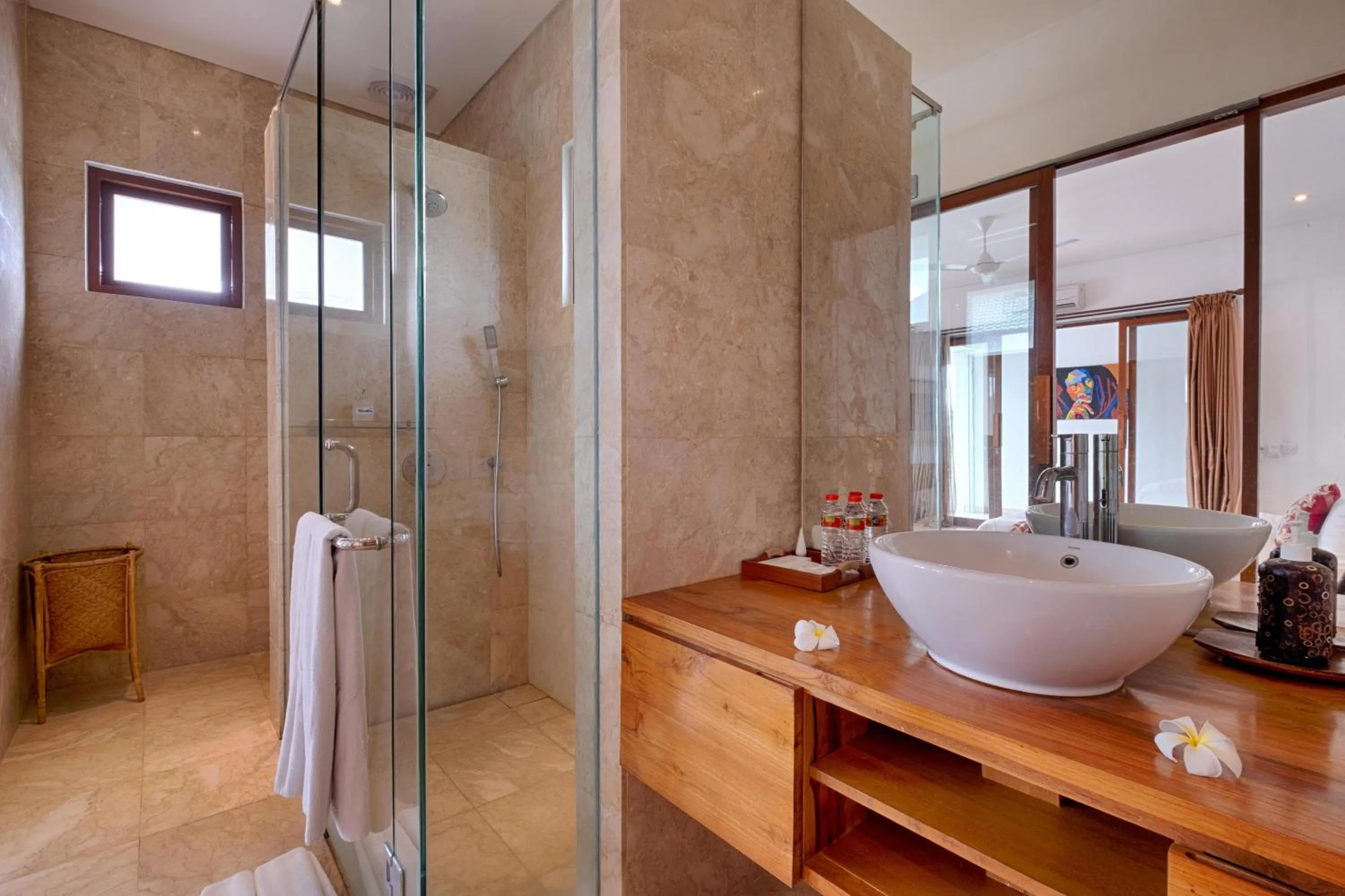 Bathroom in Keramas Beachfront Villa by Sanga Sanga Hospitality