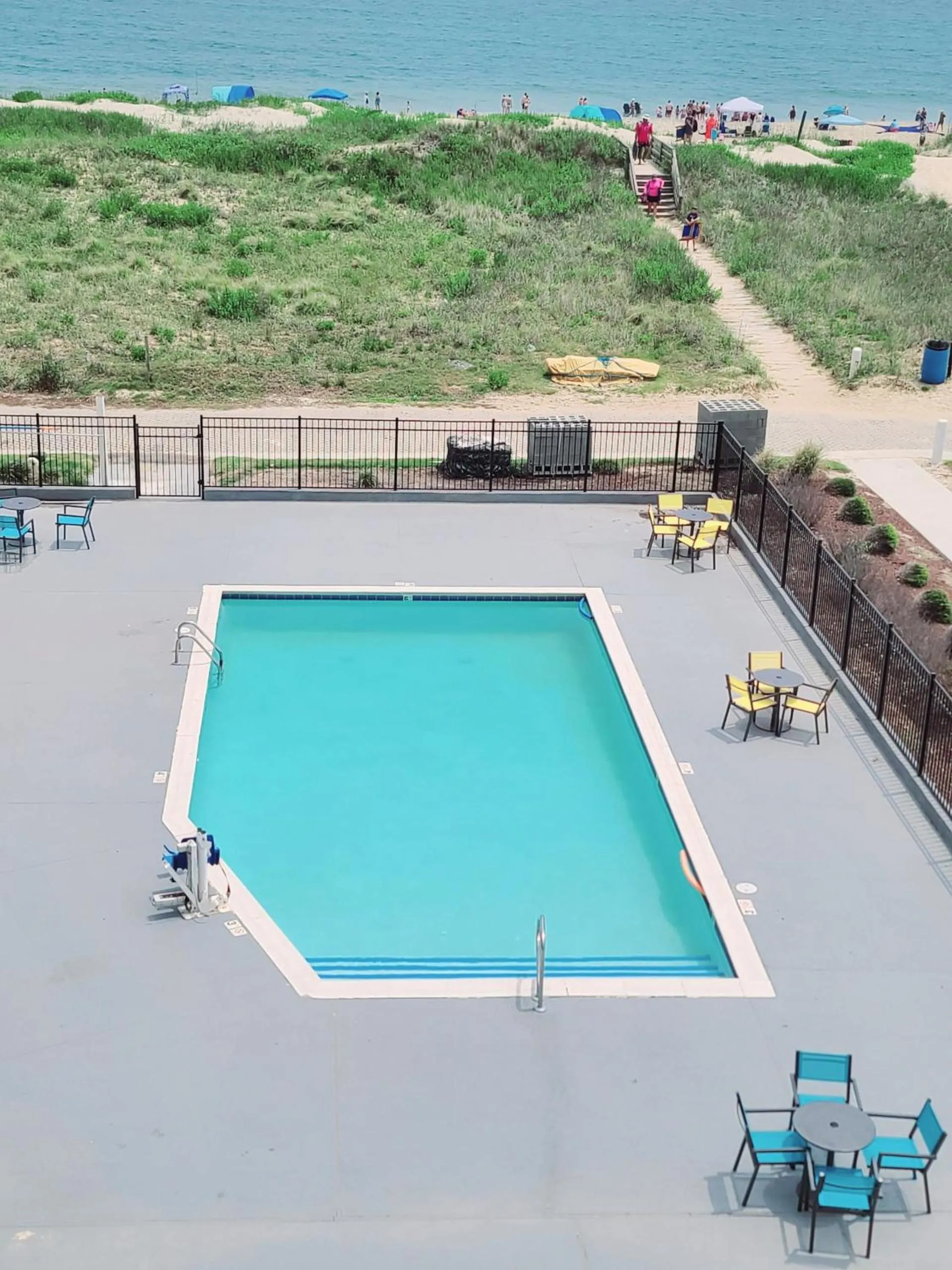 Pool view in Wingate by Wyndham Kill Devil Hills NC