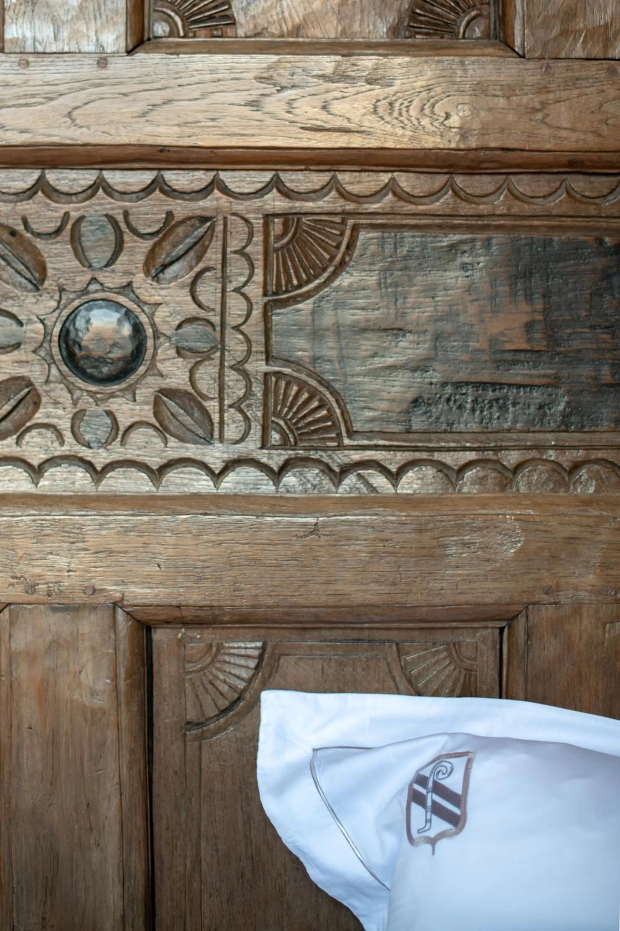 Decorative detail in Abbaye de Maizières