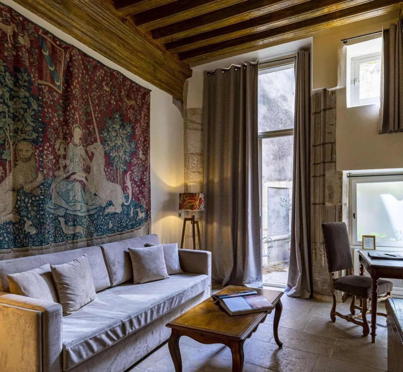 Living room in Abbaye de Maizières