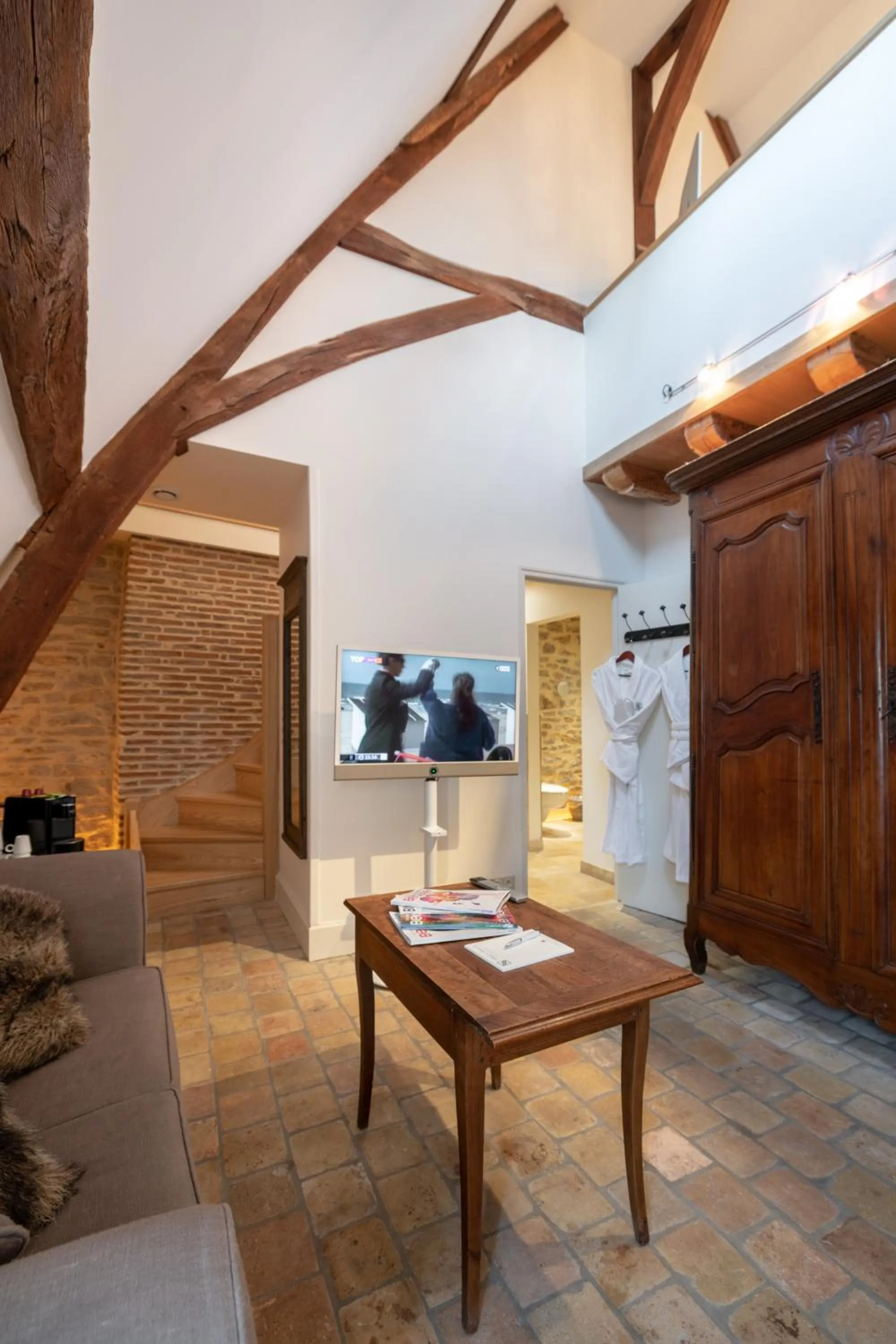 Living room in Abbaye de Maizières