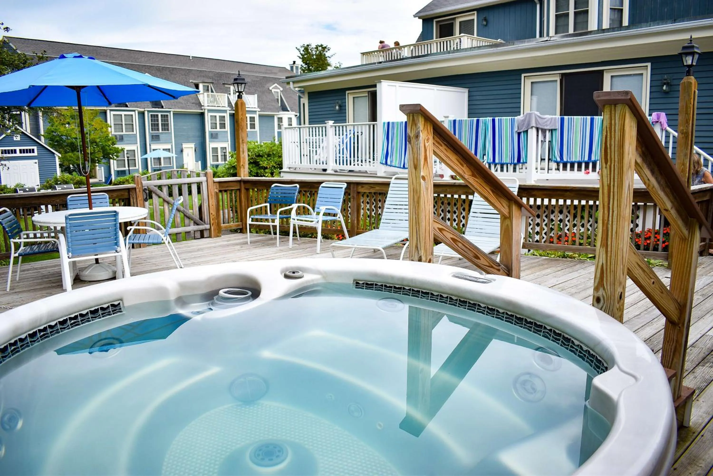 Hot Tub in Seacastles Resort
