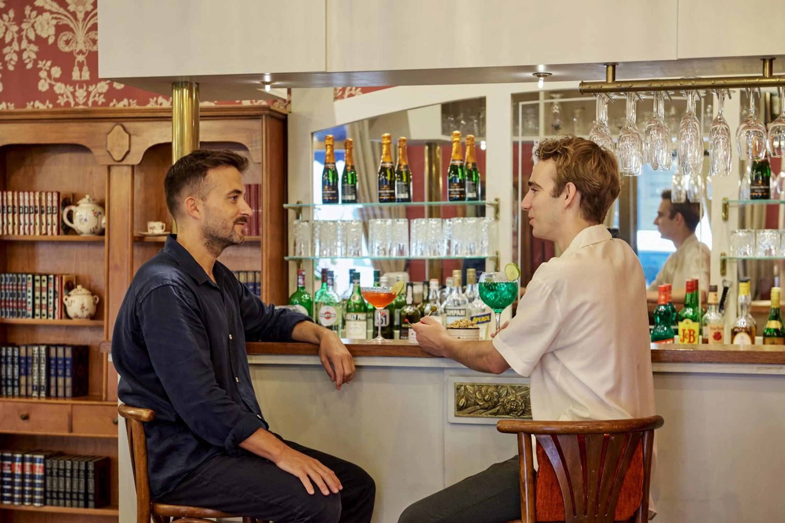 Lobby or reception in Hotel Le Grimaldi by Happyculture