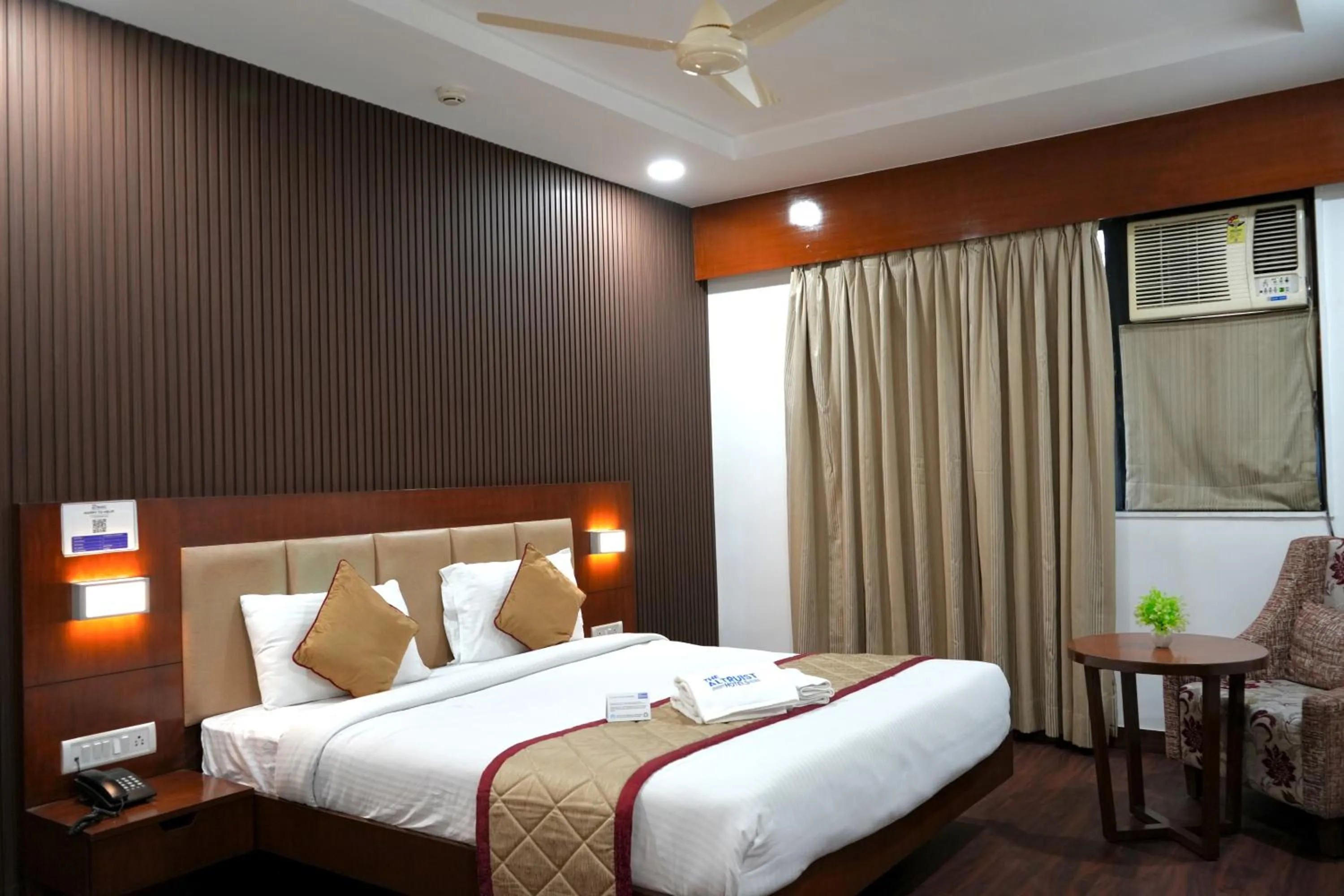 Bedroom, Bed in The Altruist Hotel Navi Mumbai-1